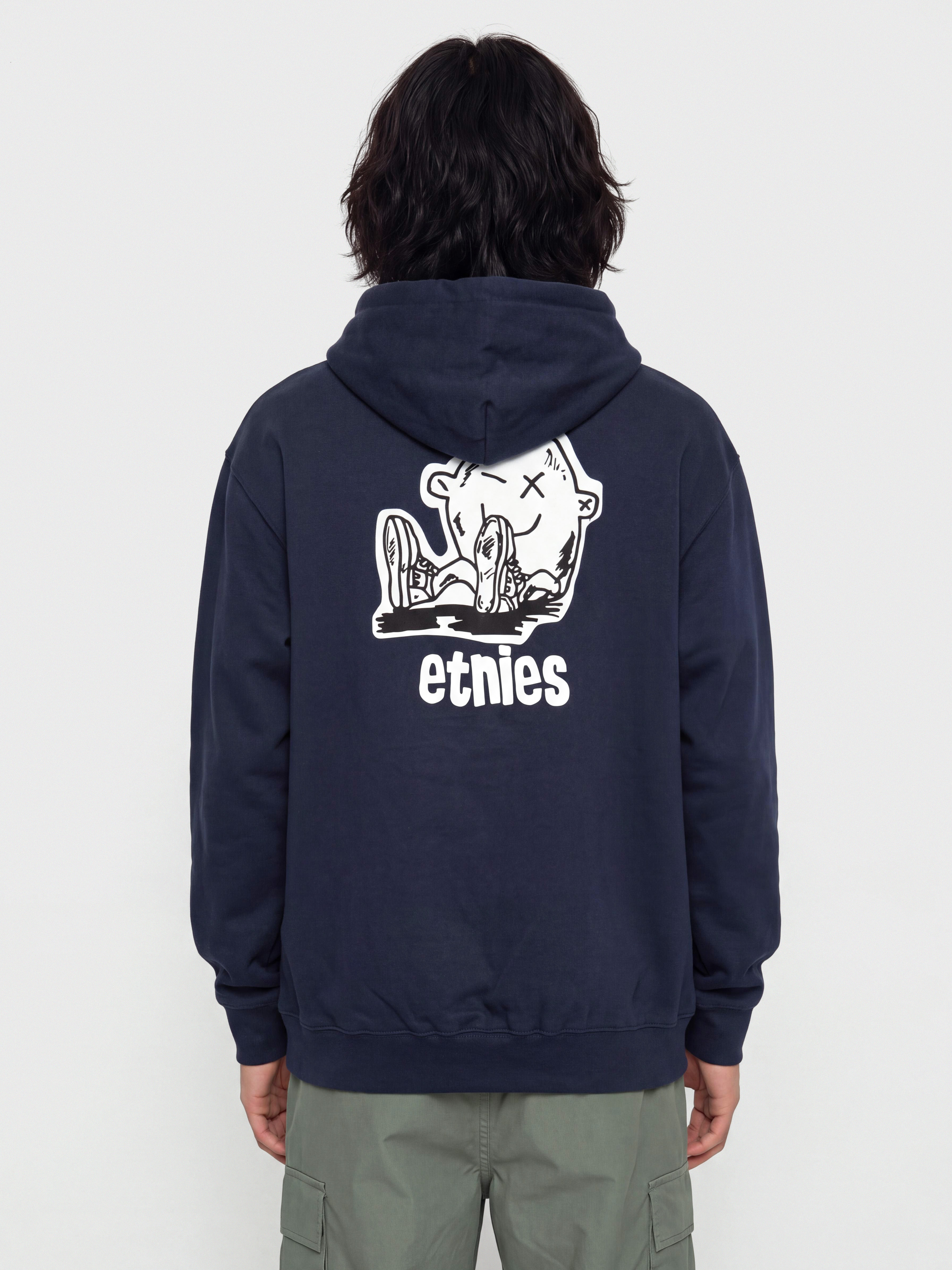 Hanorac cu glugu0103 Etnies Etnies X Fos HD (navy/white)
