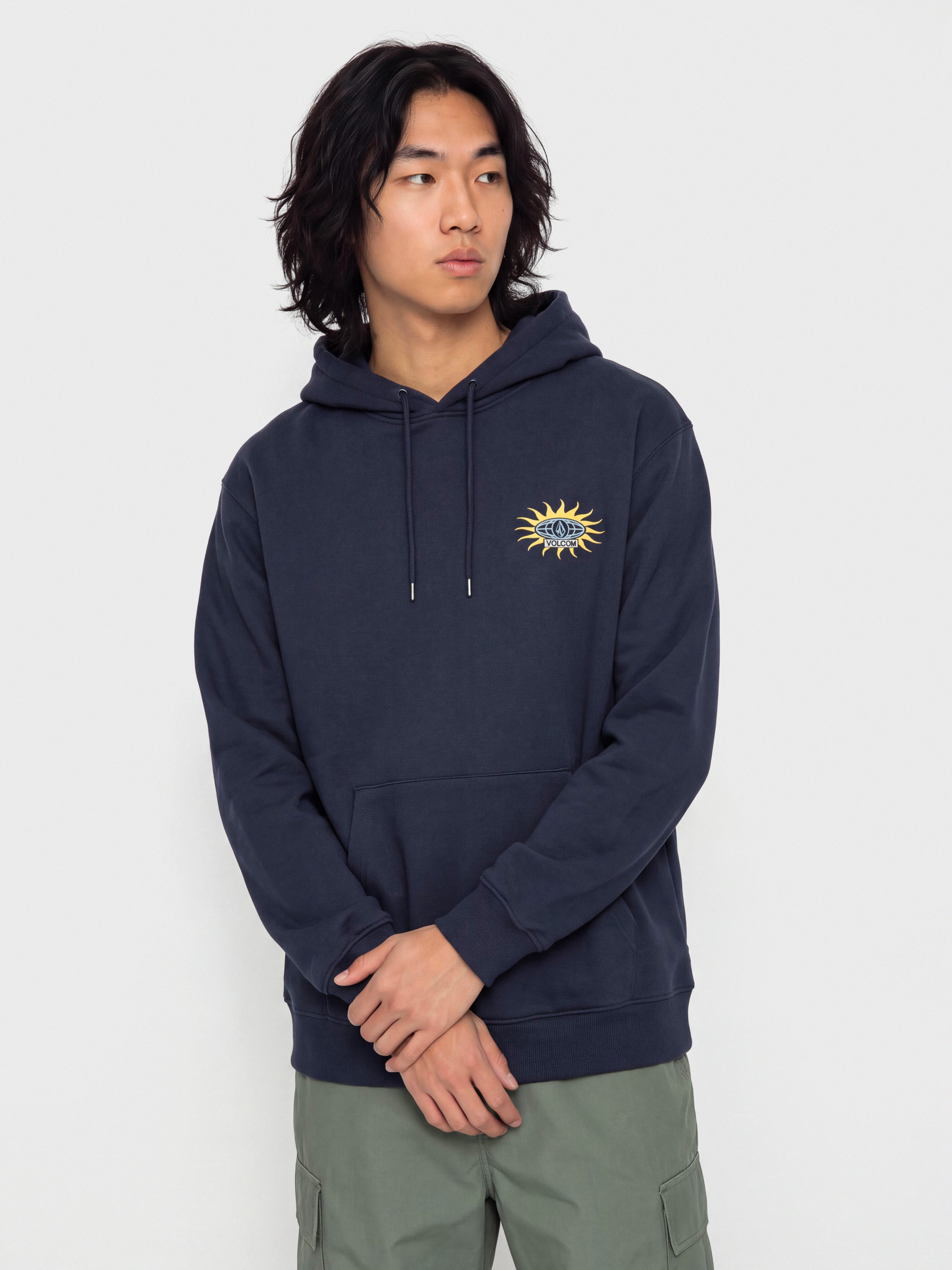 Hanorac cu glugă Volcom Watanite HD (marine)