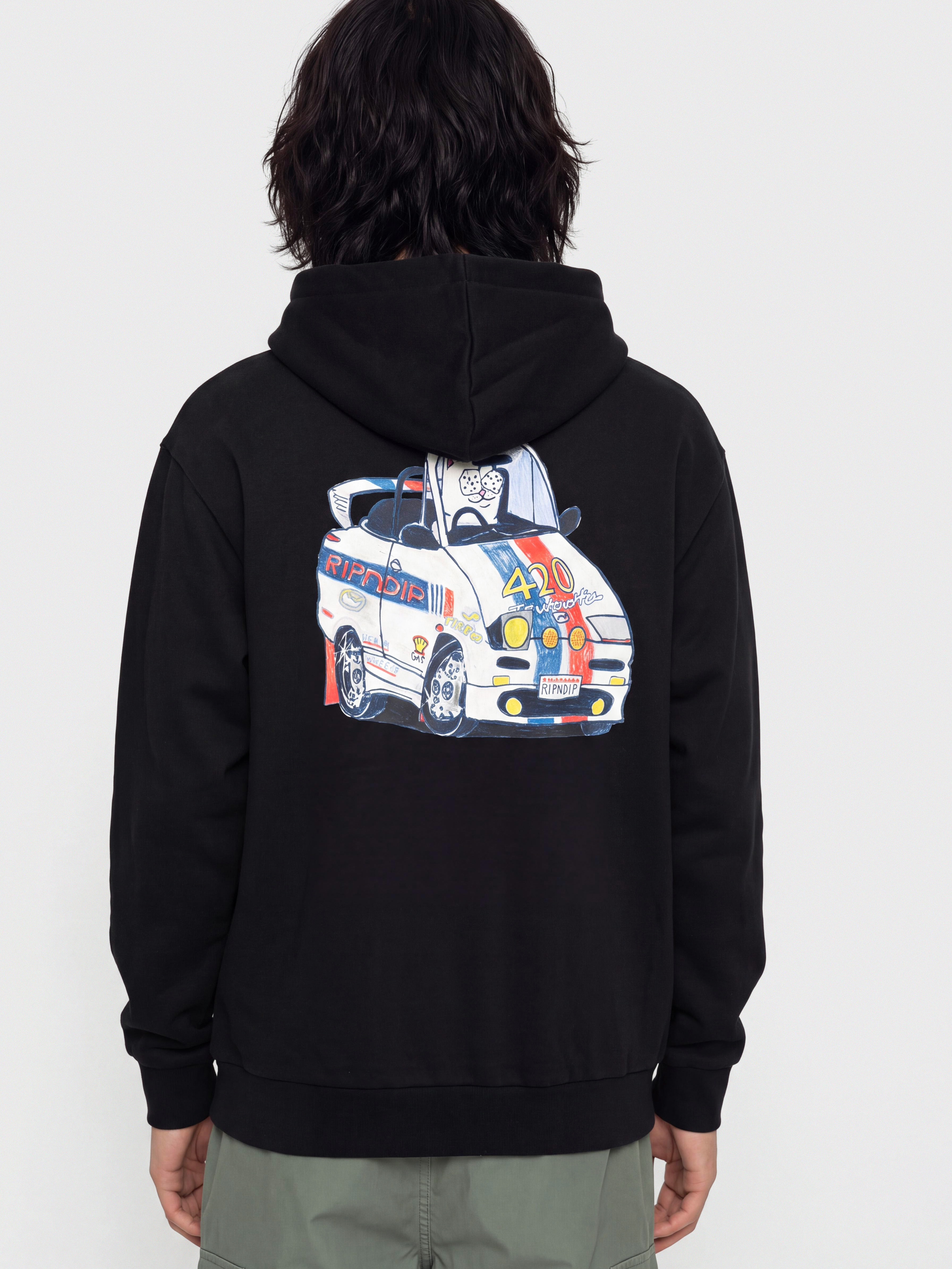 Hanorac cu glugă RipNDip 420 MPH HD (black)