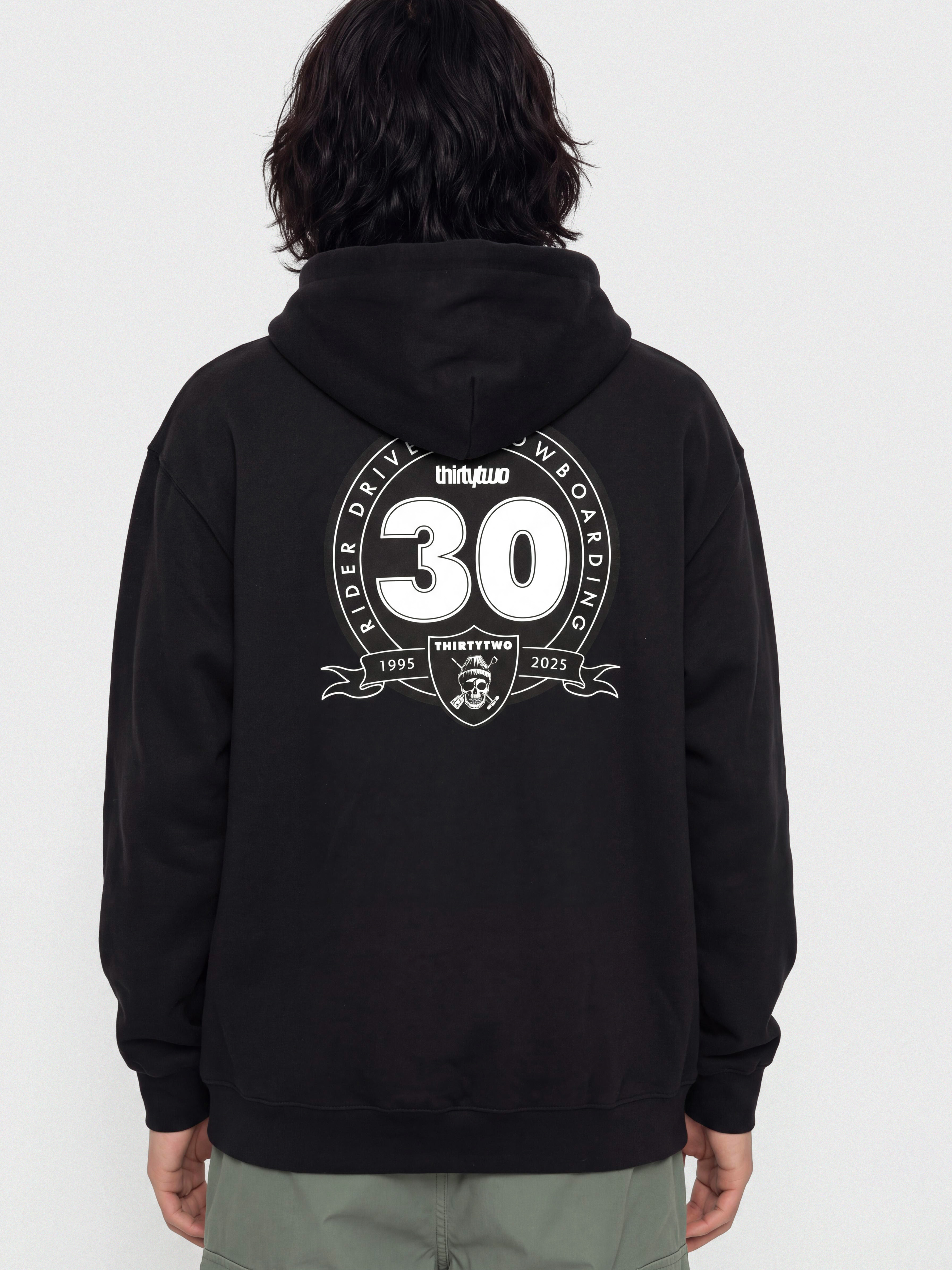 Hanorac cu glugă ThirtyTwo 30 Yr HD (black)