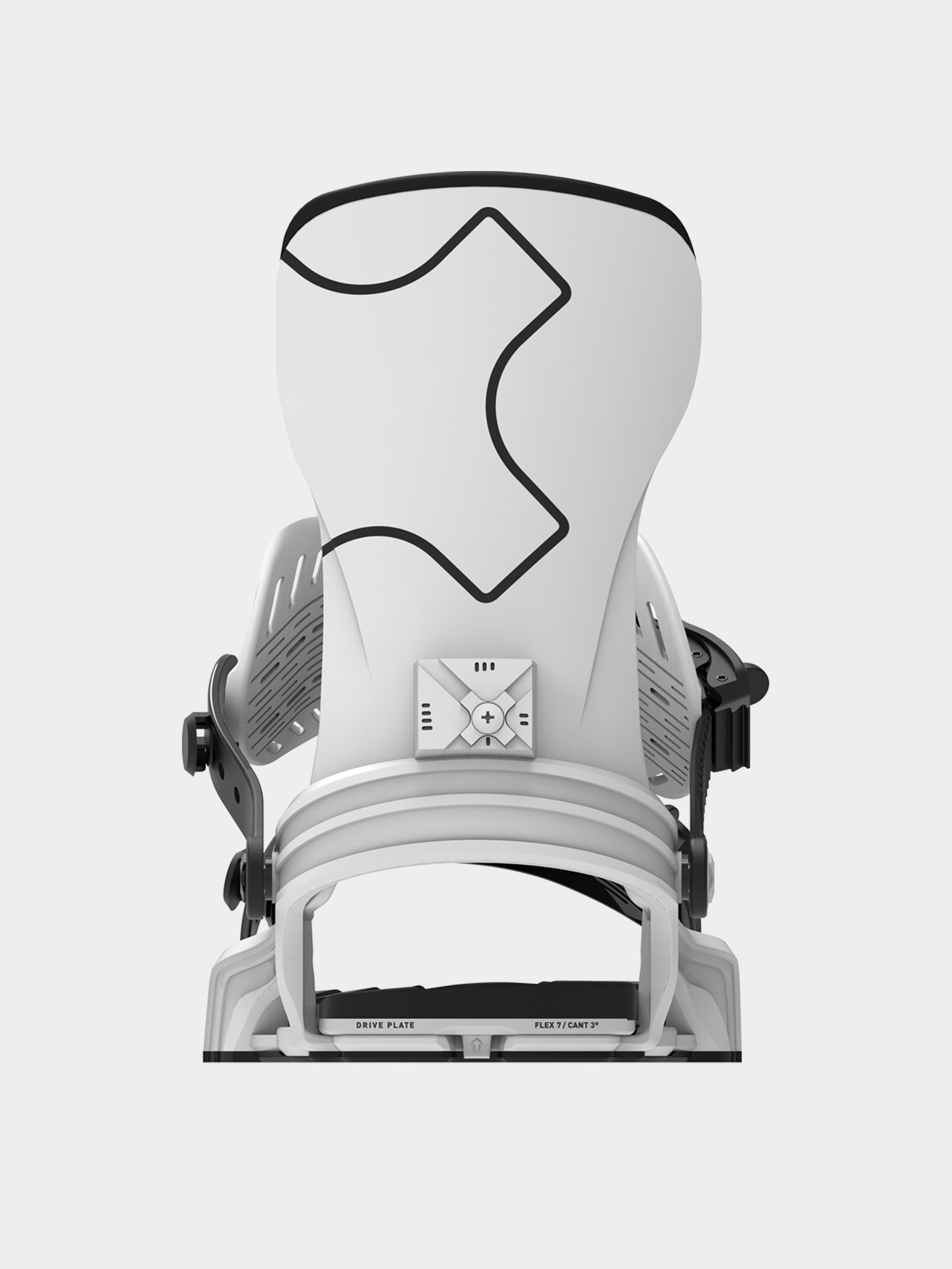 Pentru bărbați Legături pentru snowboard Bent Metal Axtion (white)