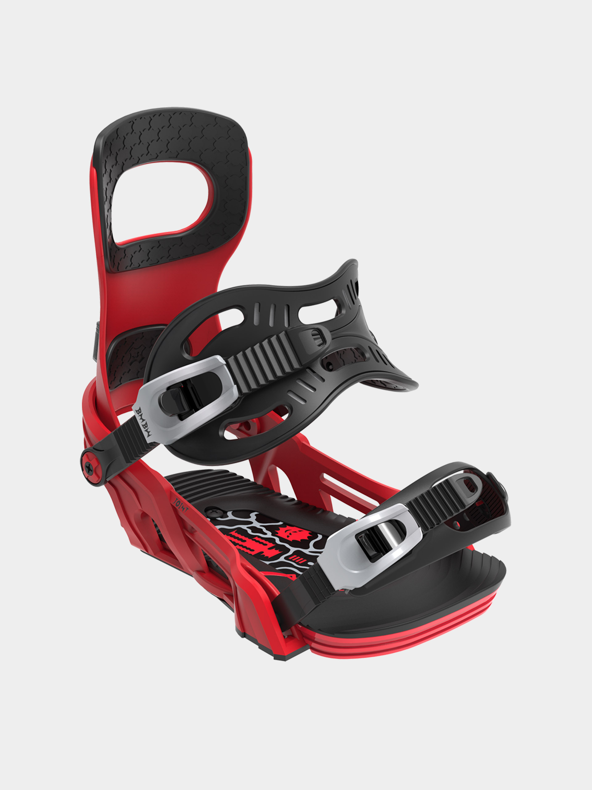 Pentru bărbați Legături pentru snowboard Bent Metal Joint (red)