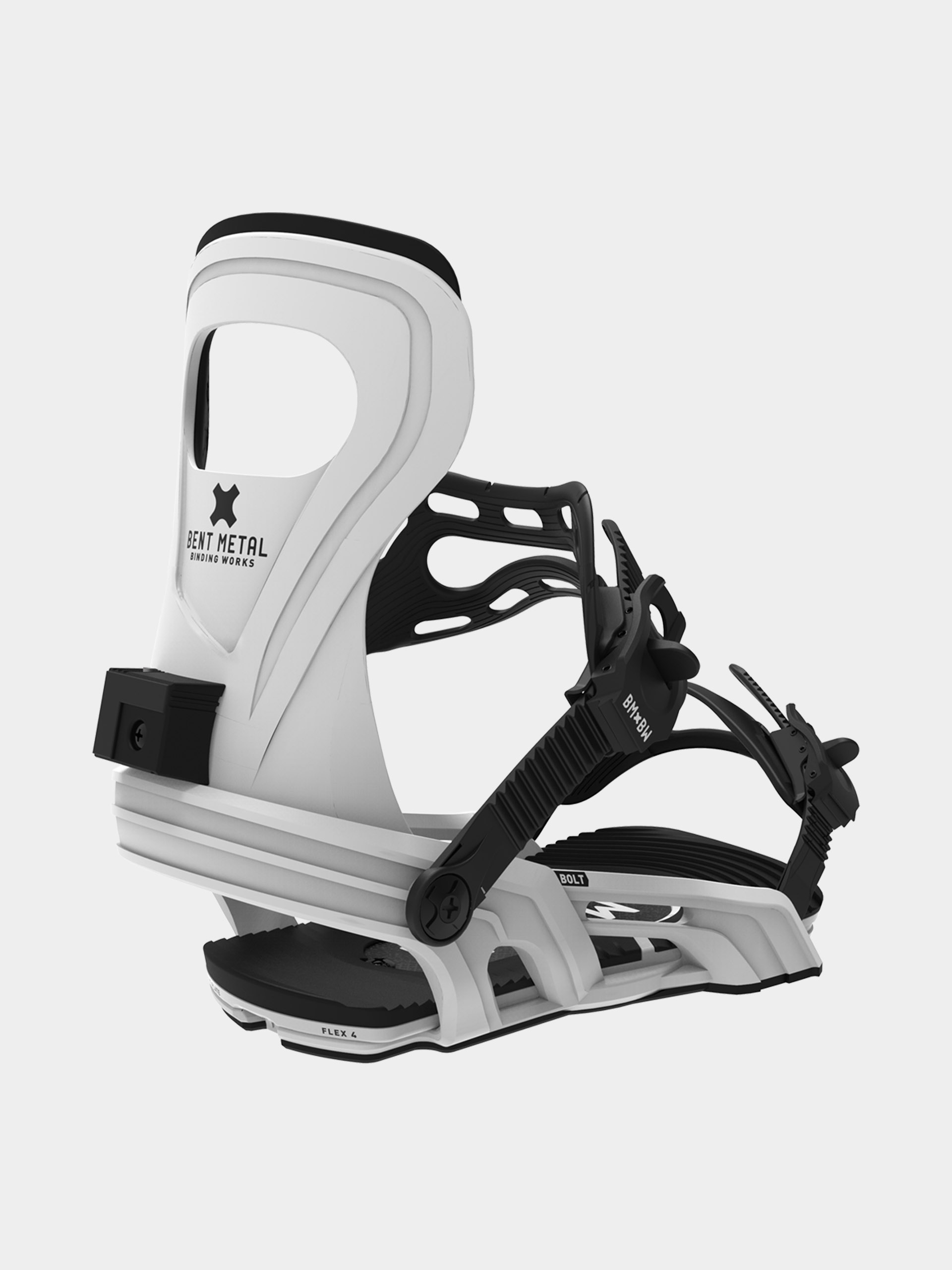 Pentru bărbați Legături pentru snowboard Bent Metal Bolt (white)