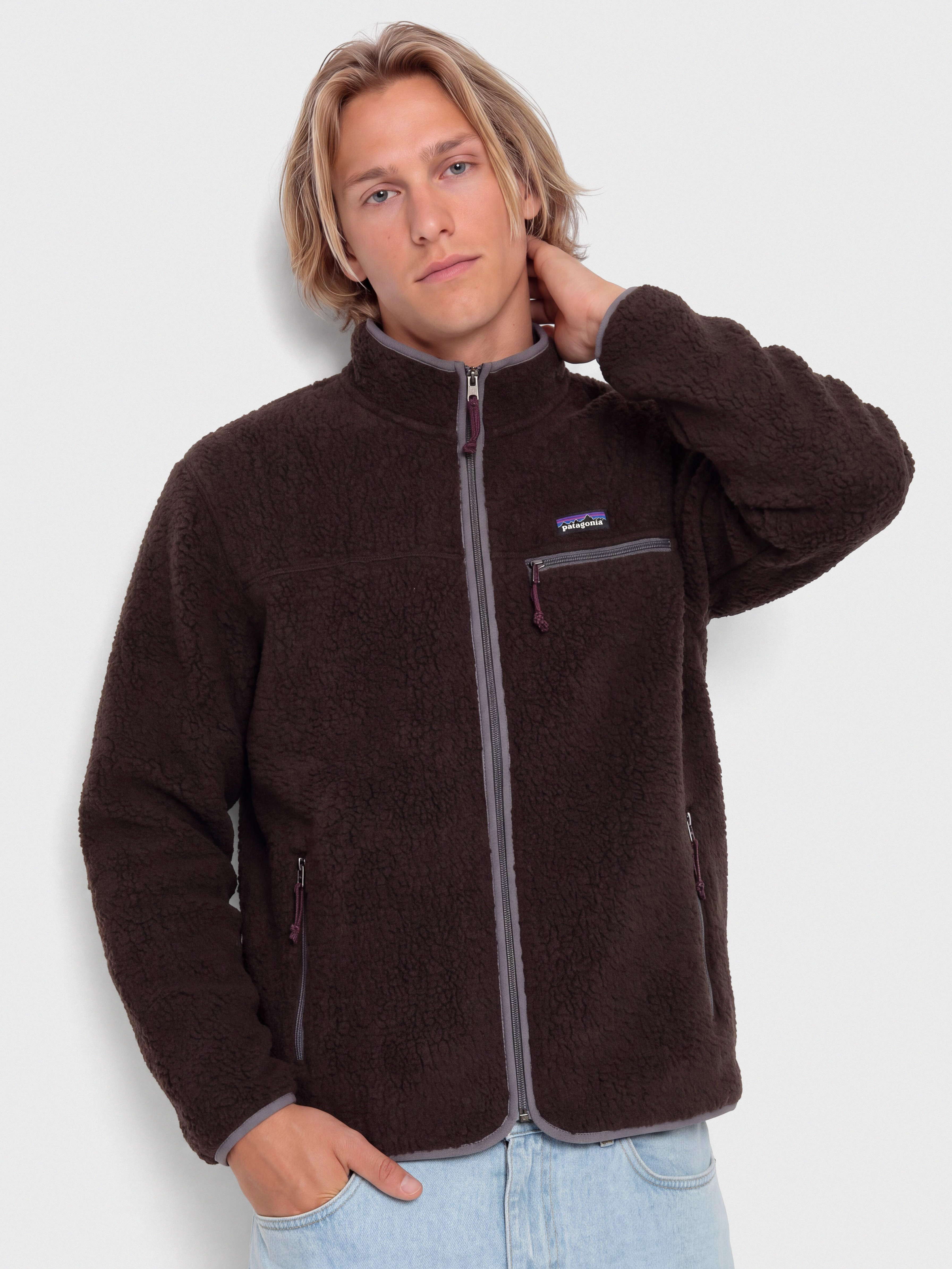 Geacă Patagonia Retro Pile (den brown)
