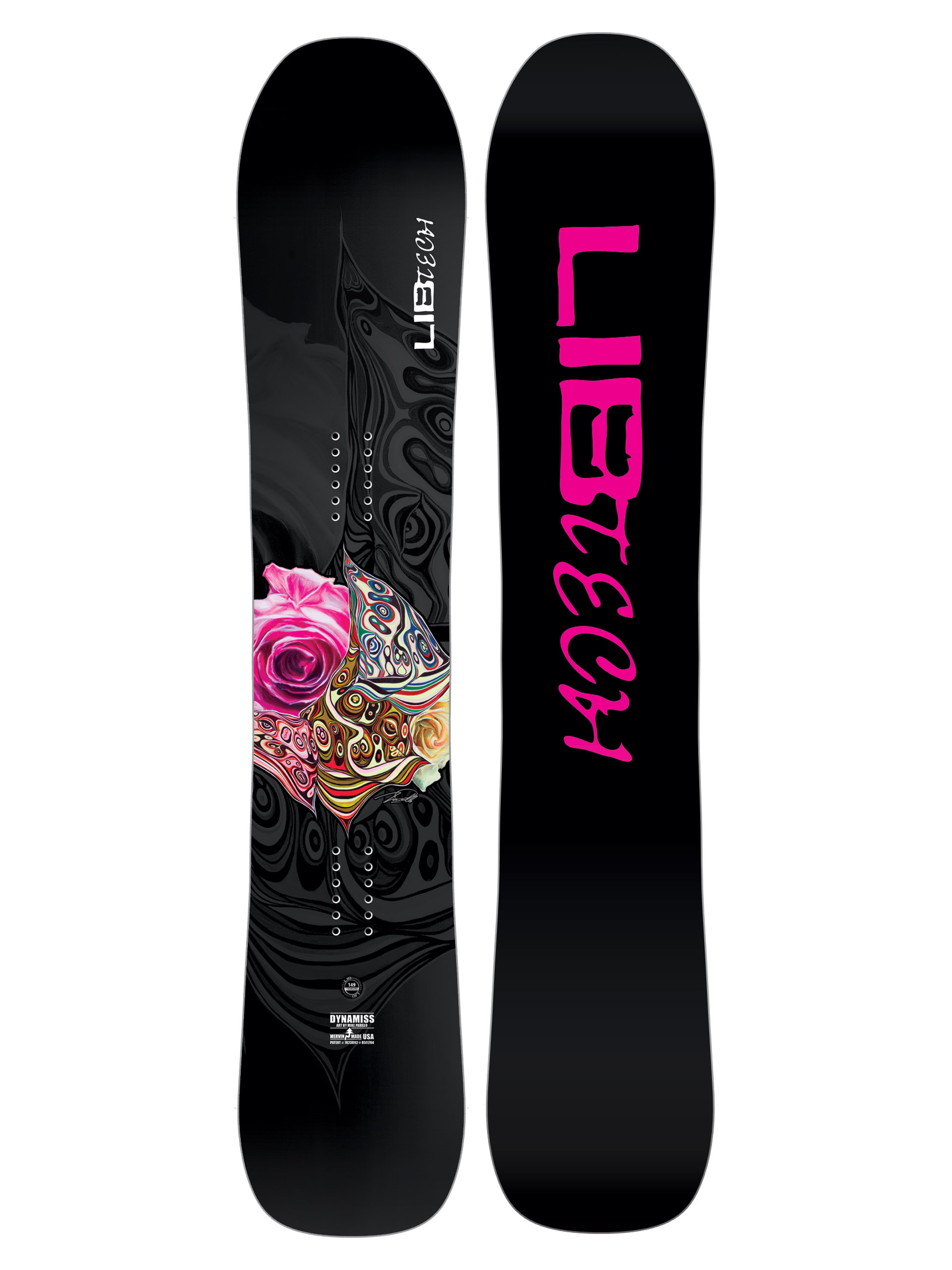Pentru femei Snowboard Lib Tech Dynamiss (black)