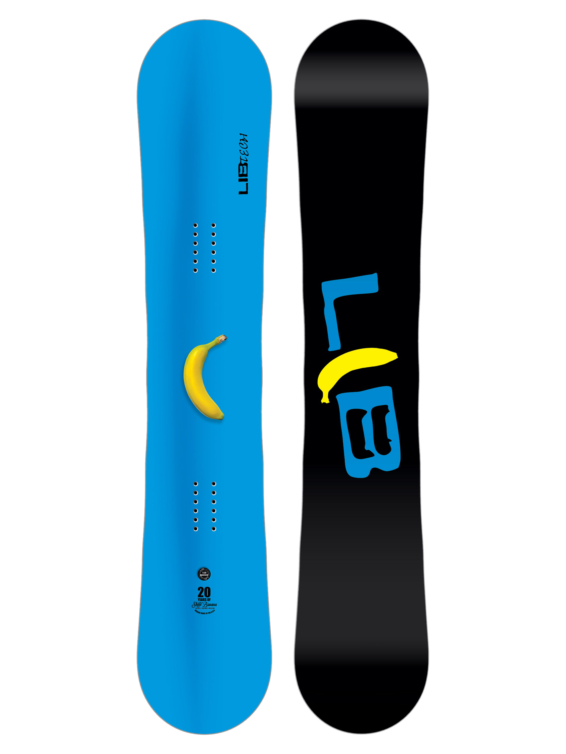Pentru bărbați Snowboard Lib Tech Skate Banana (black)
