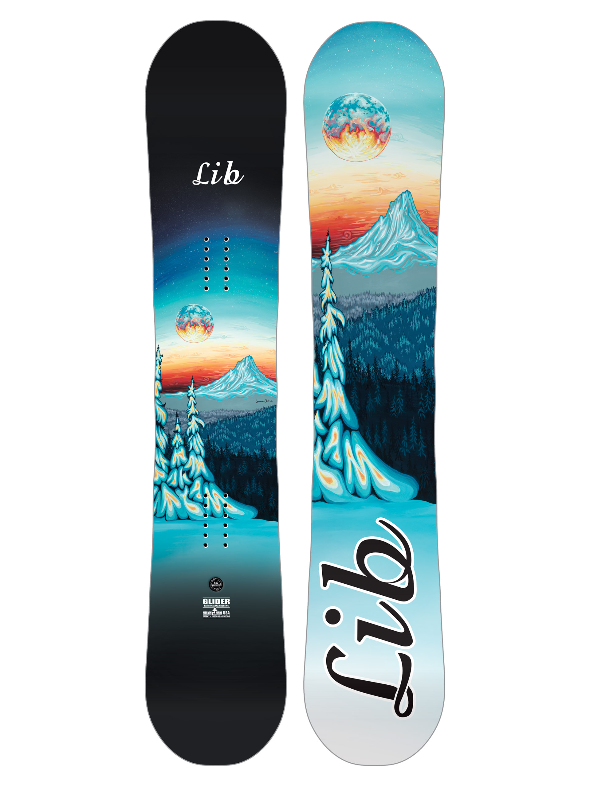Pentru femei Snowboard Lib Tech Glider