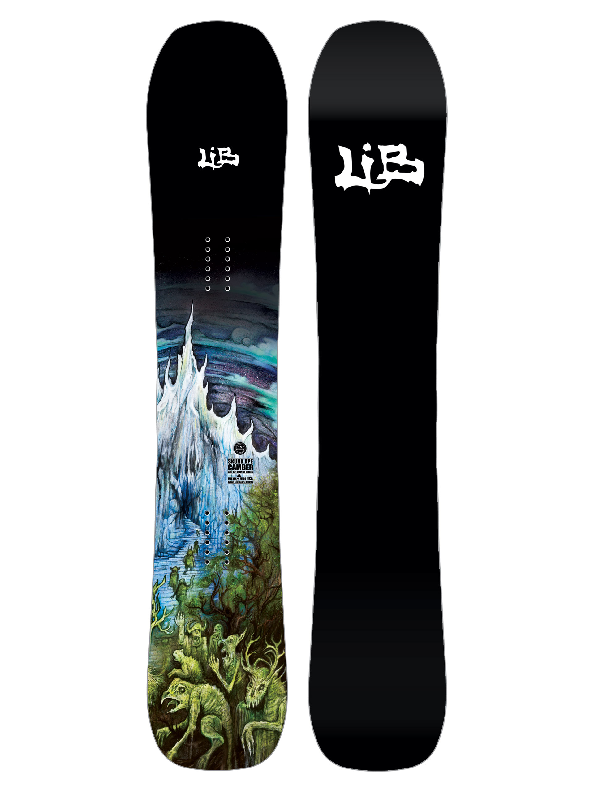 Pentru bărbați Snowboard Lib Tech Skunk Ape Camber