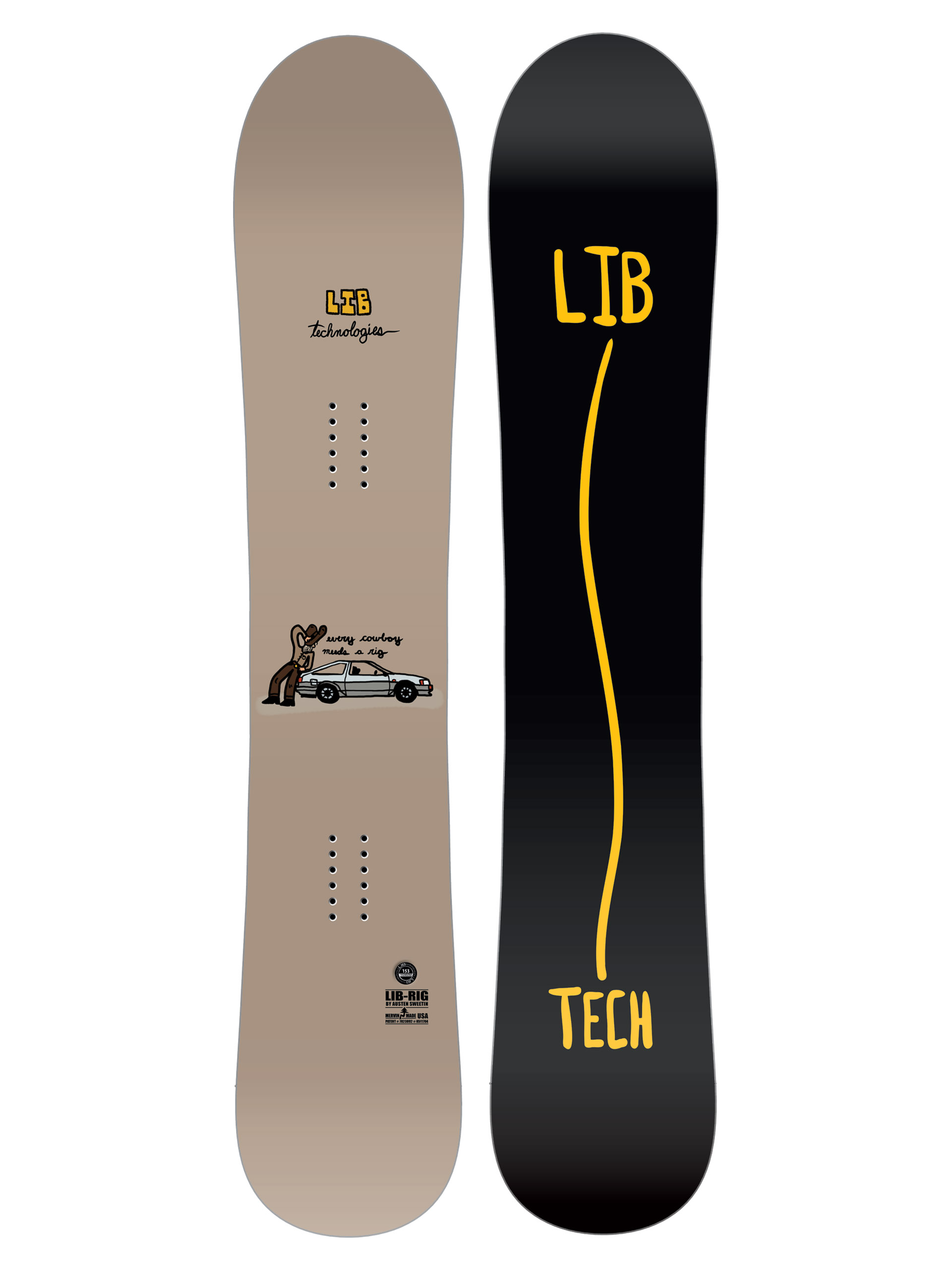 Pentru bărbați Snowboard Lib Tech Lib Rig