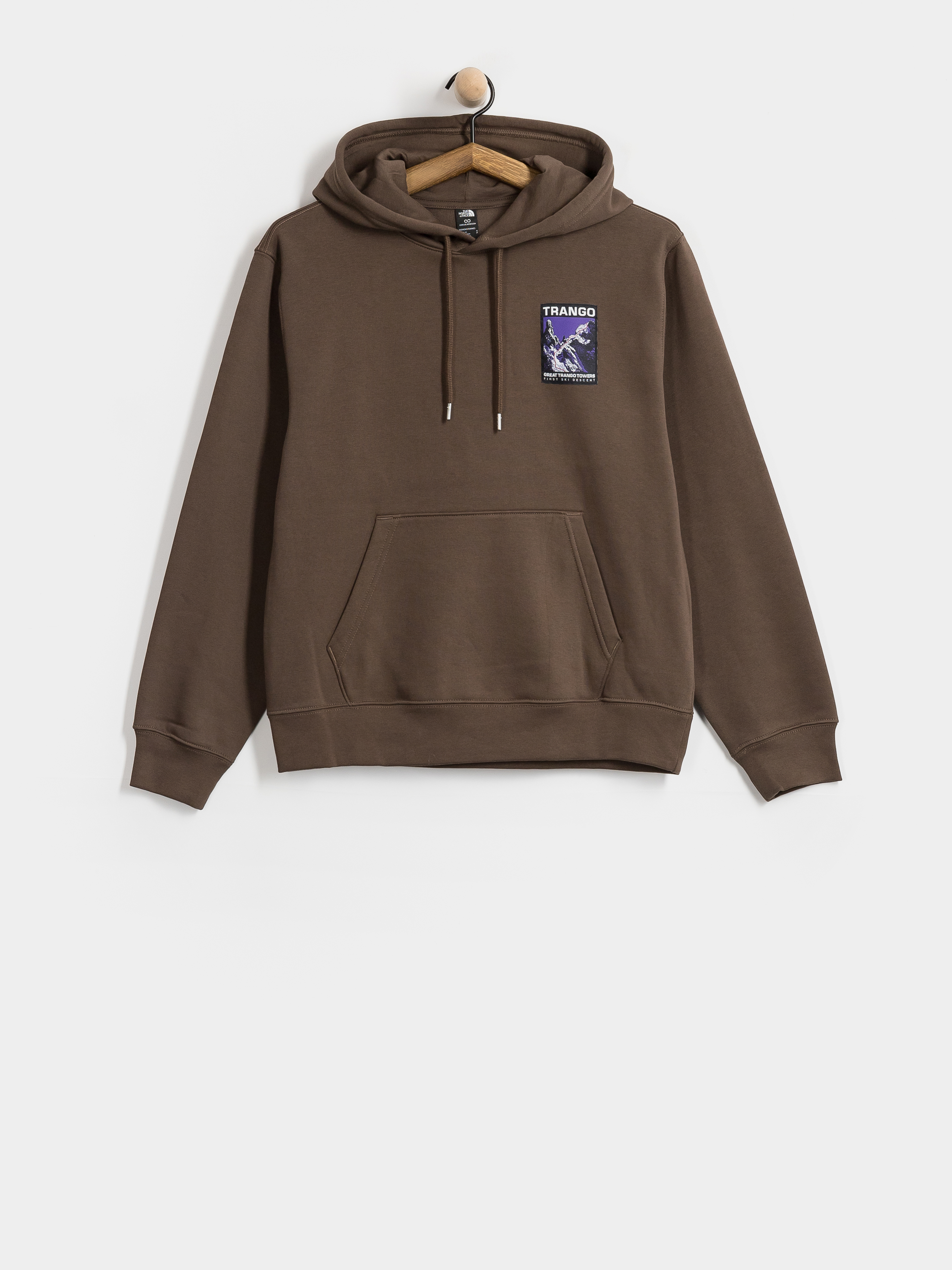 Hanorac cu glugă The North Face Expedition Trango Towers Relaxed HD Wmn (smokey brown)