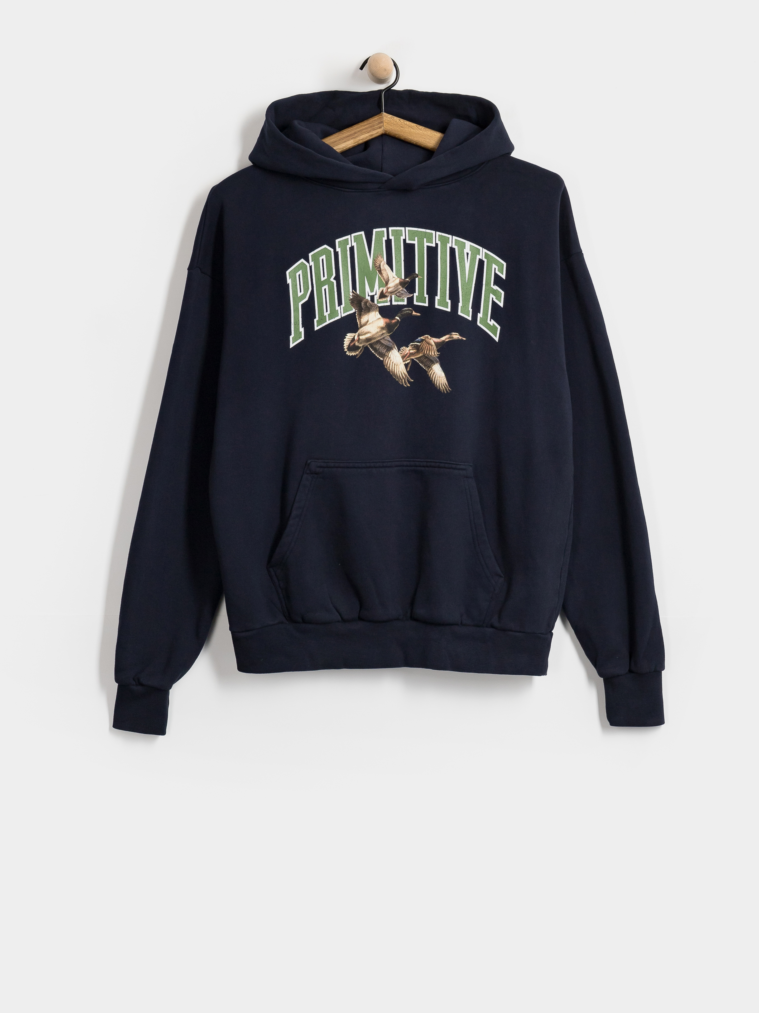 Hanorac cu glugă Primitive Flock HD (navy)