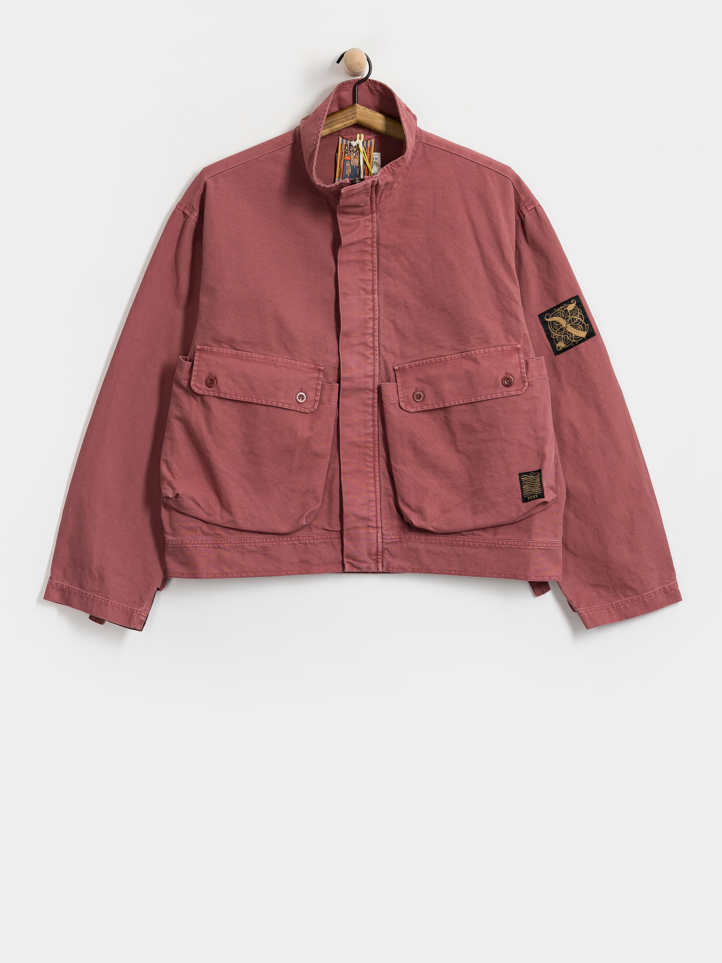 Geacă Deus Ex Machina Common State (overdyed red)