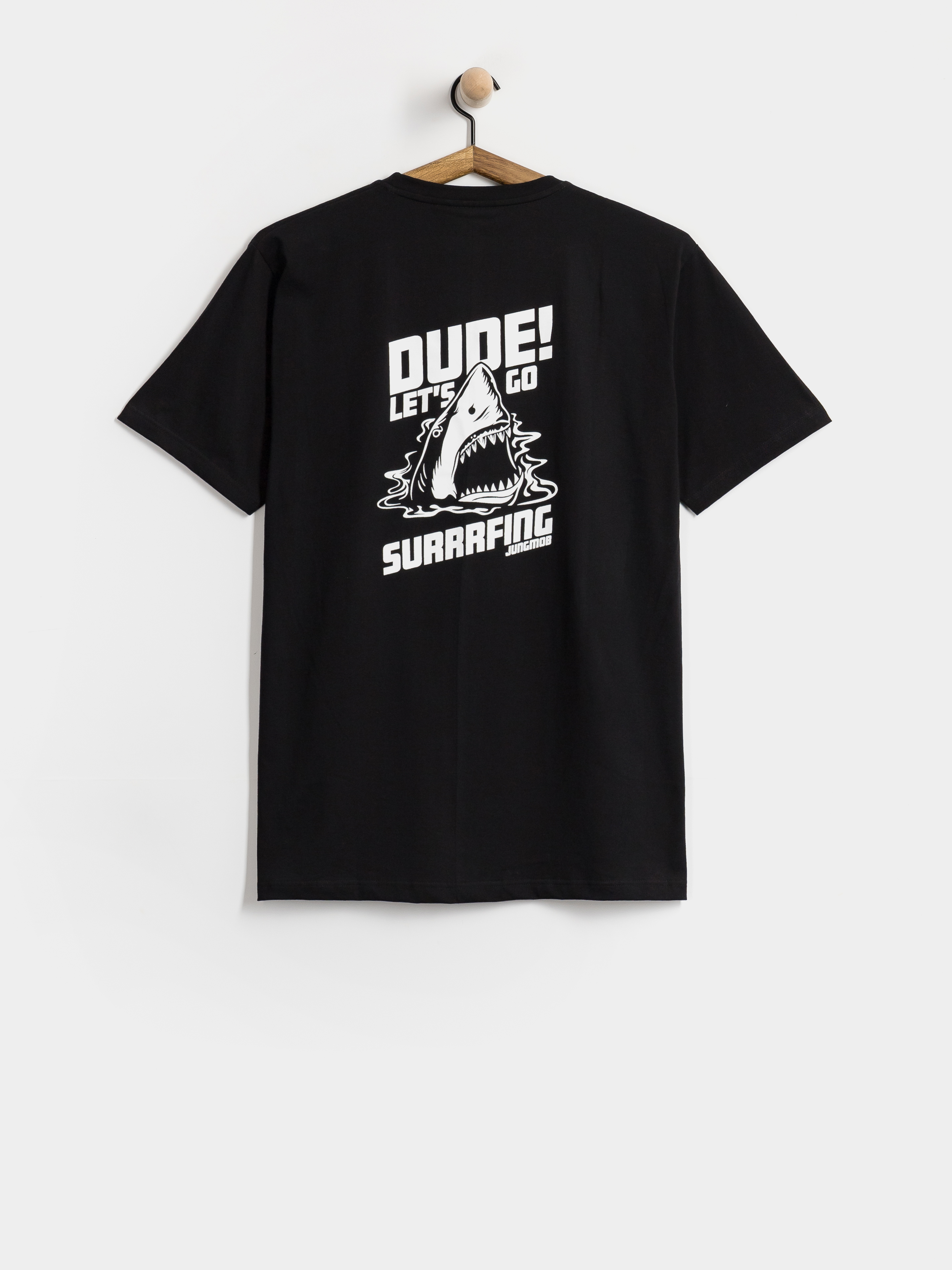 Tricou Jungmob Shark (black)