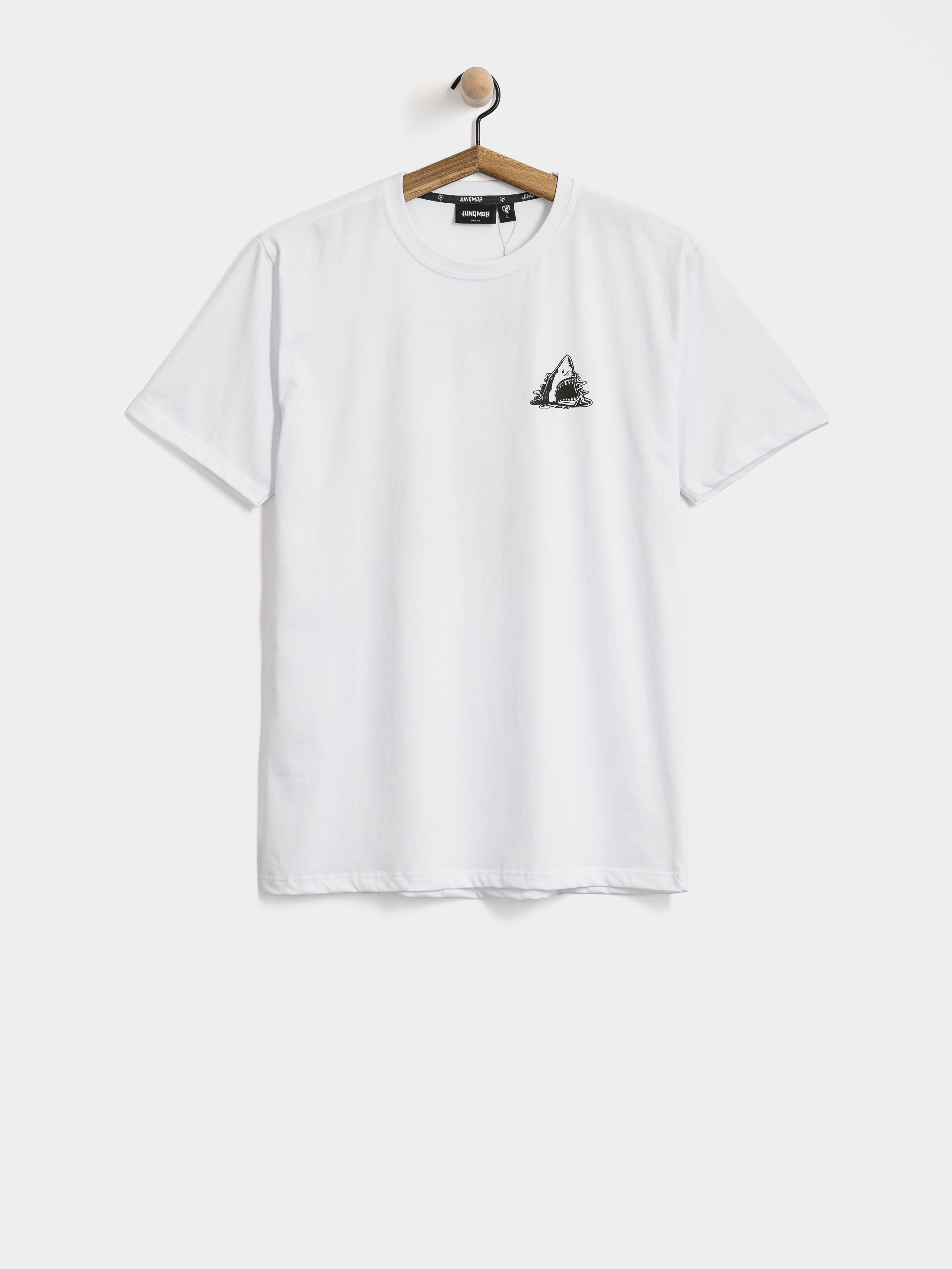 Tricou Jungmob Shark (white)