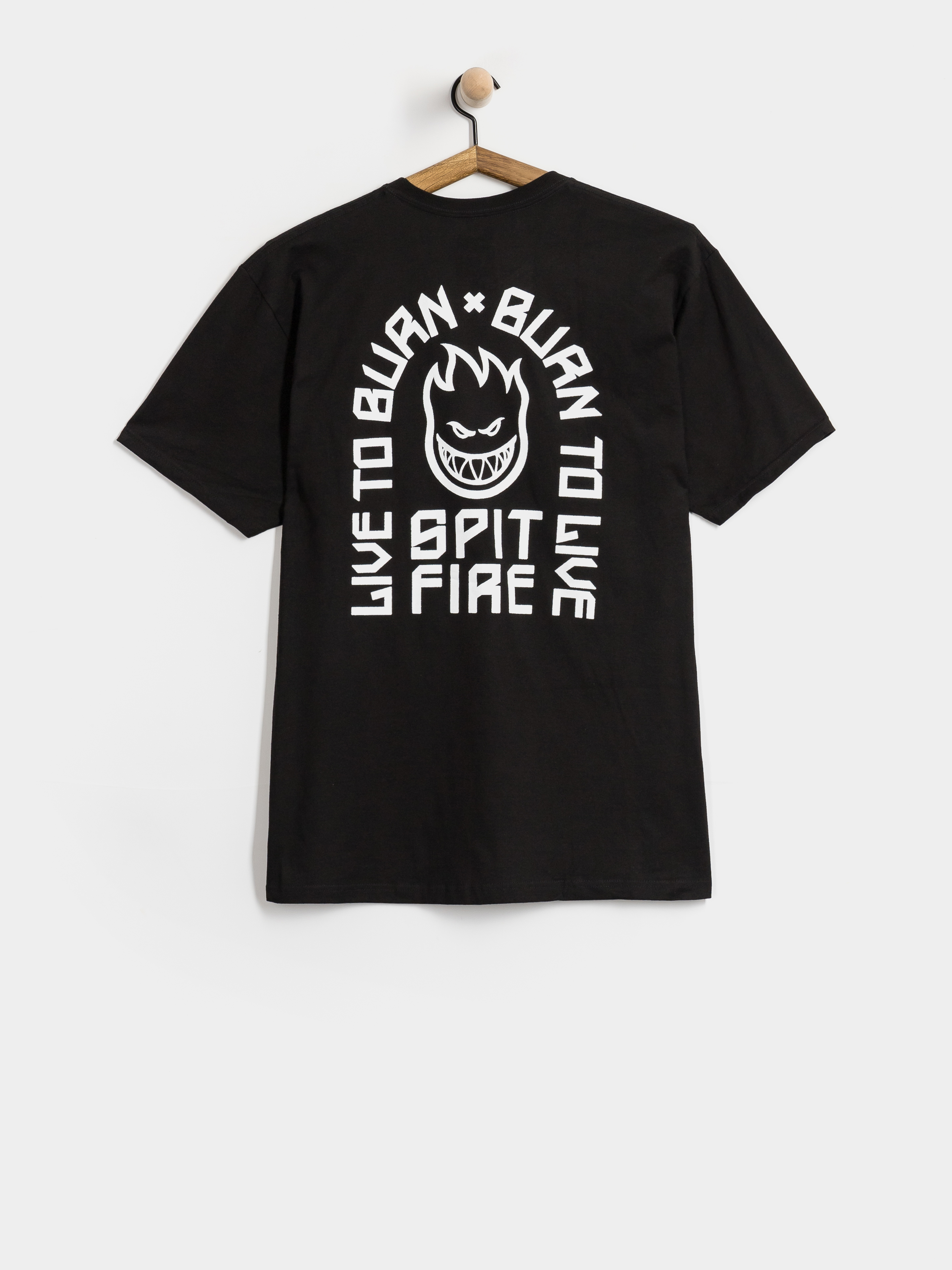 Tricou Spitfire Ltb Arch II (black w/white prints)