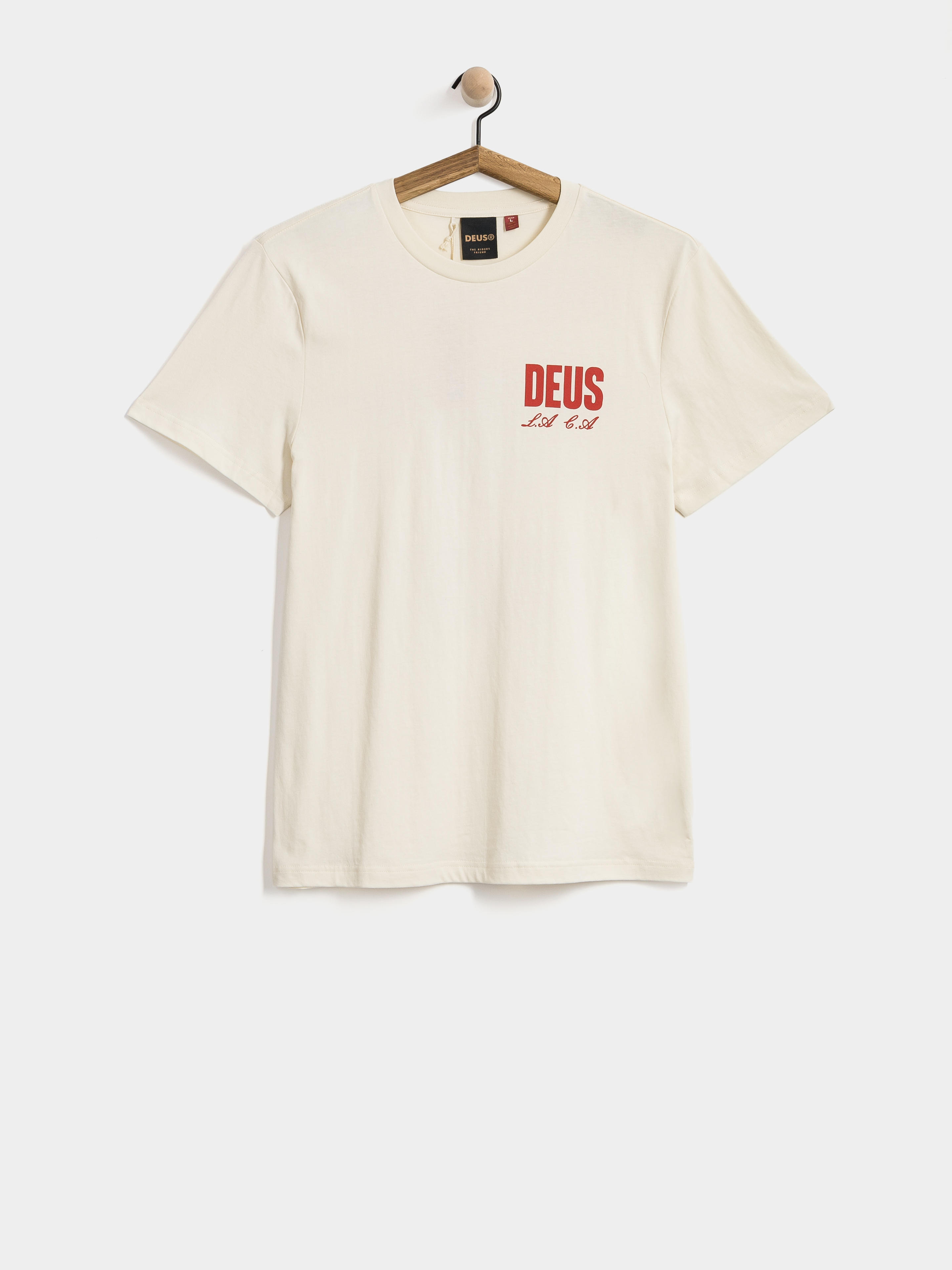 Tricou Deus Ex Machina Cutaway (vintage white)