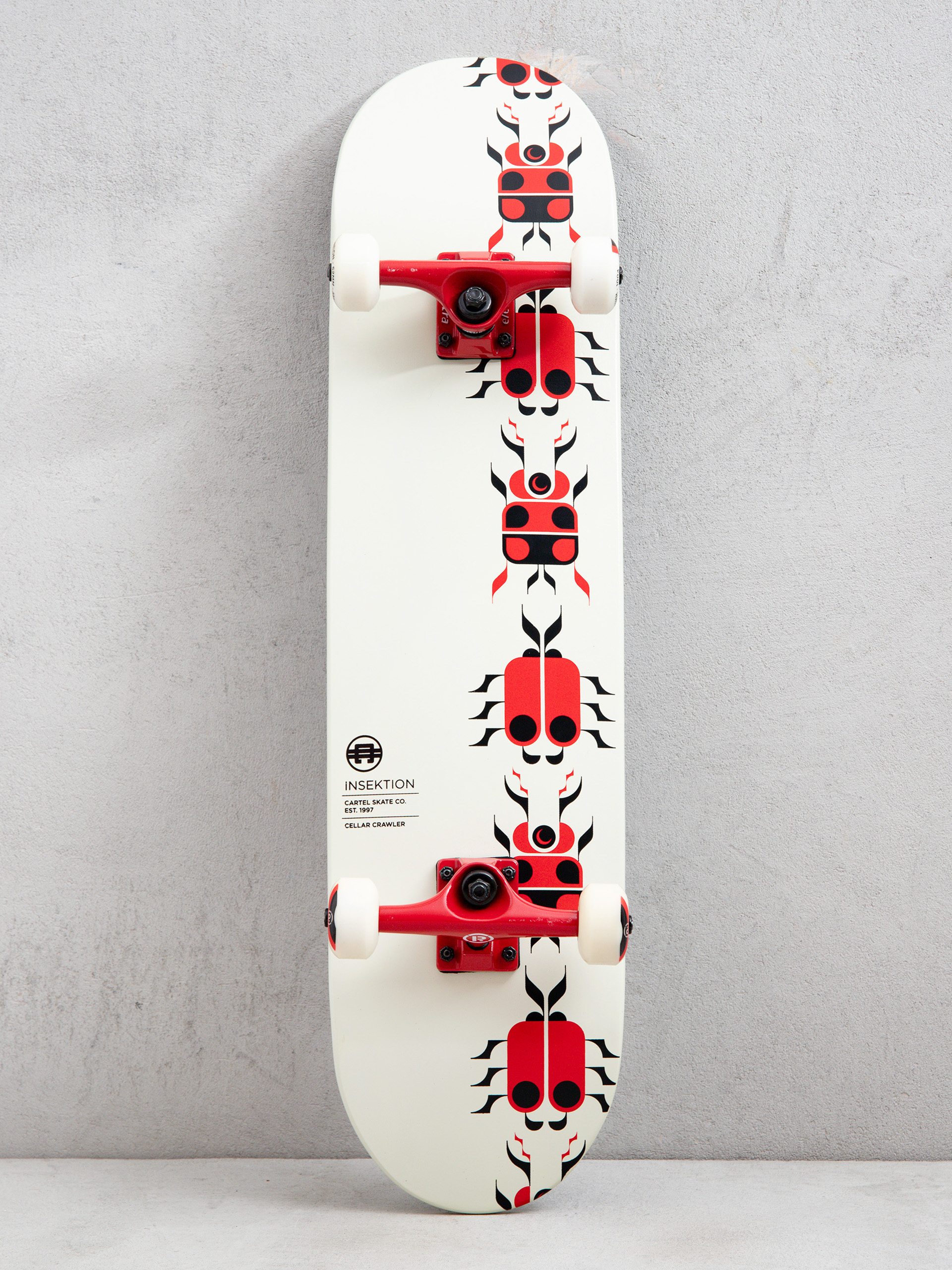 Skateboard Cartel Skateboards Insektion (cream)