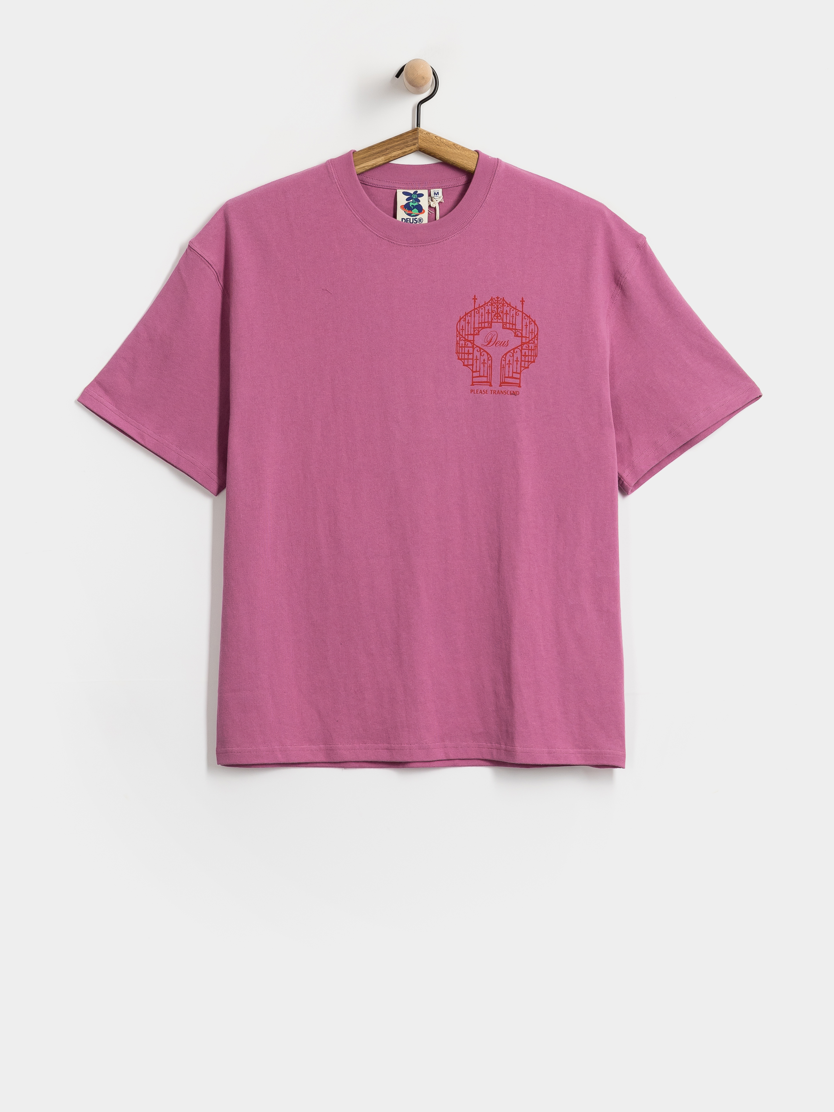 Tricou Deus Ex Machina Upstairs (red violet)