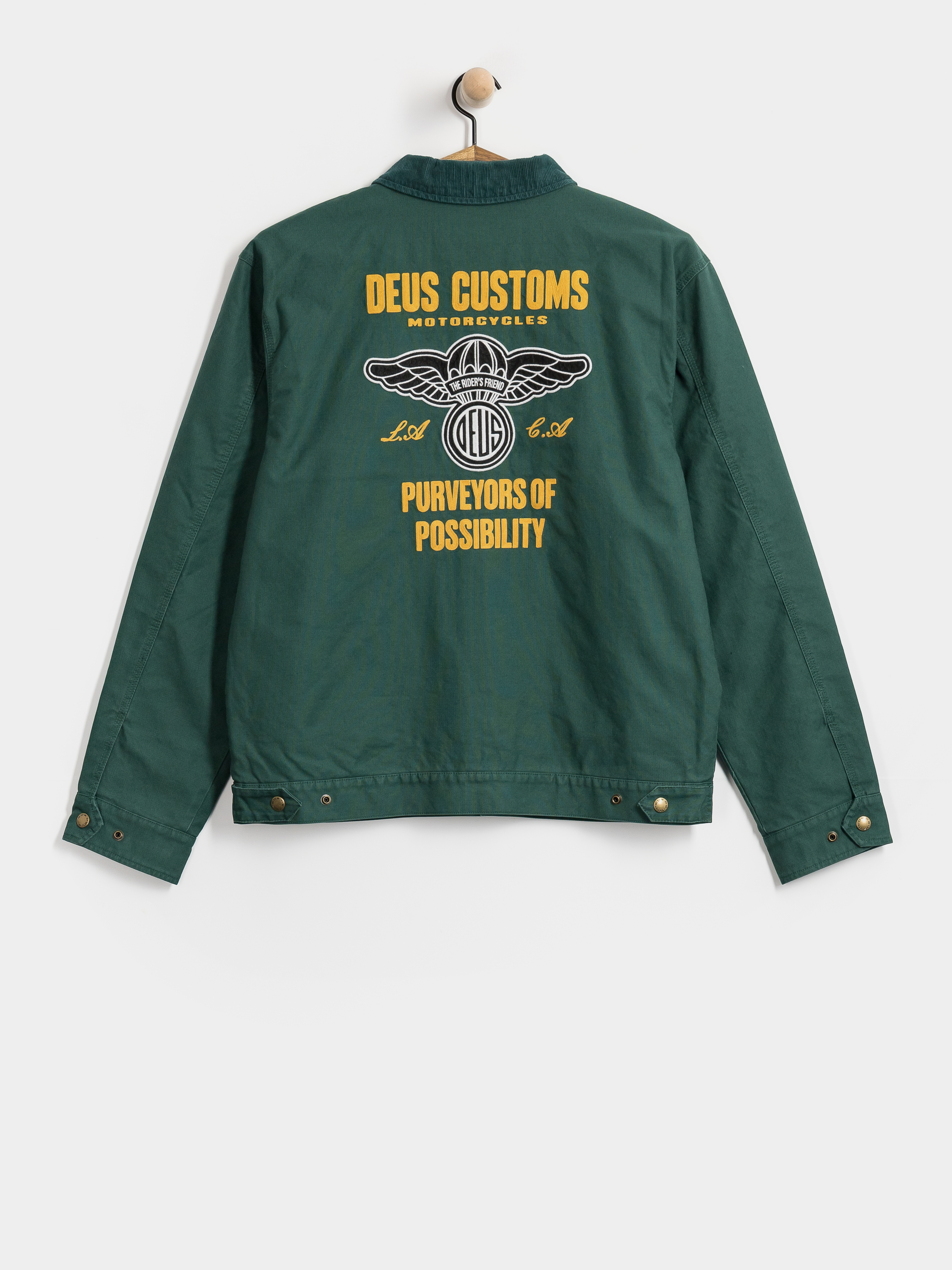Geacă Deus Ex Machina Cutaway (racing green)