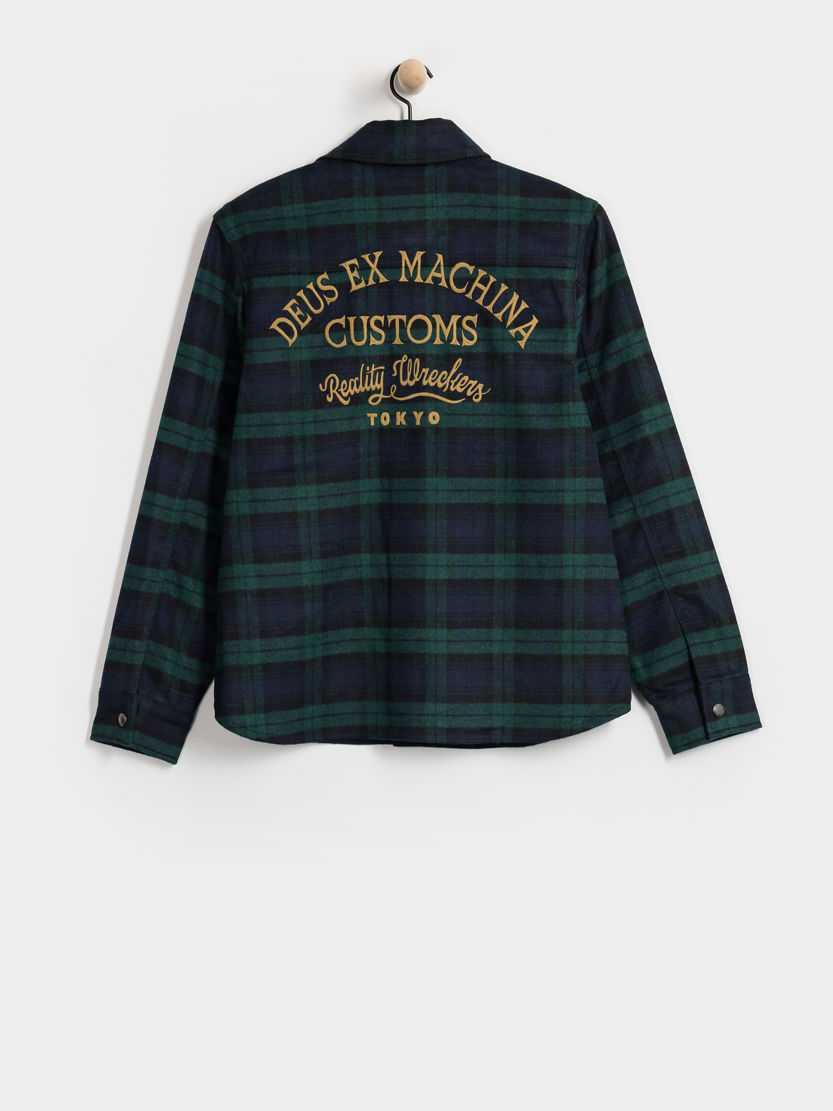 Cămașă Deus Ex Machina Maxwell Check (green check)