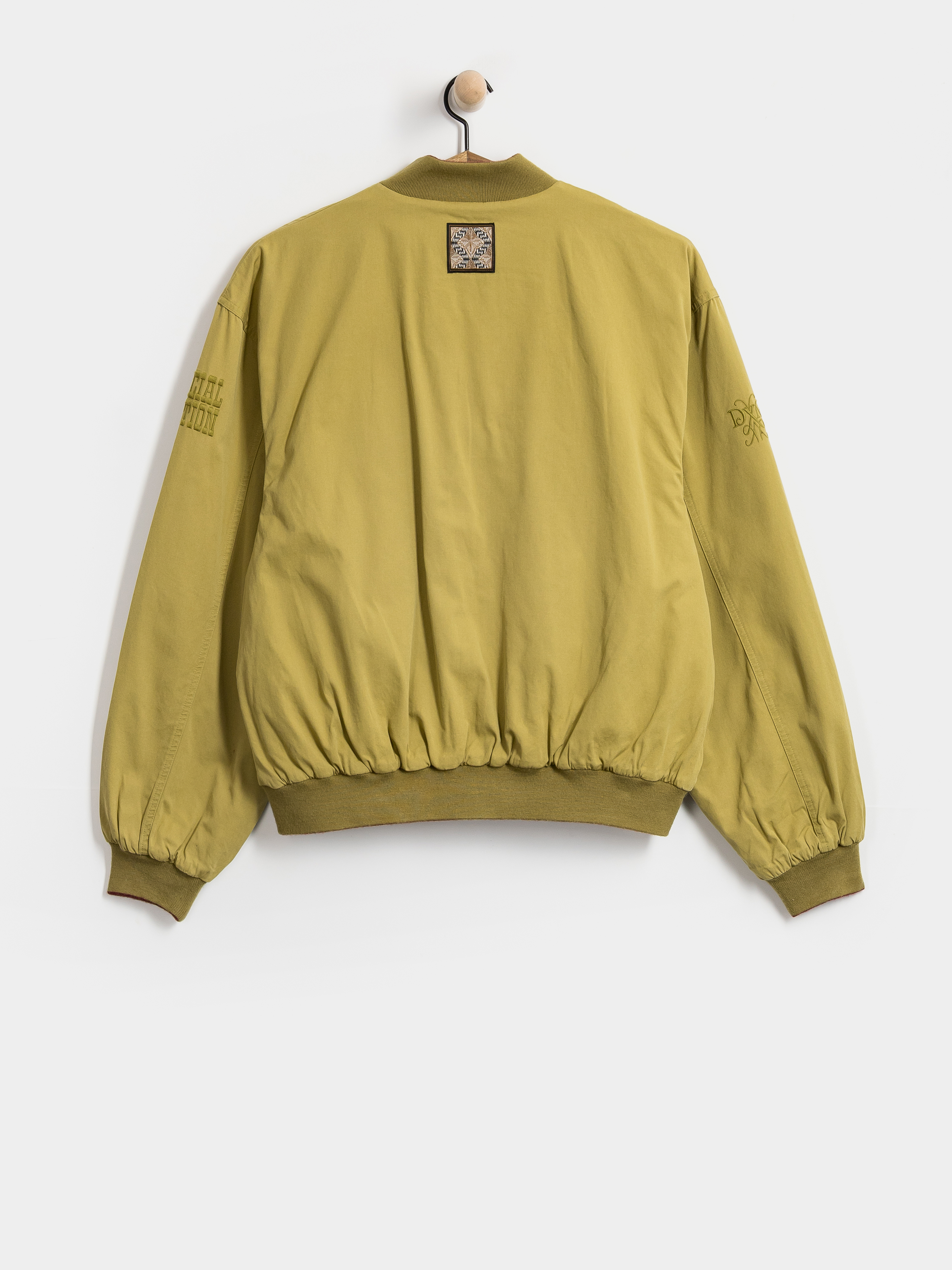 Geacă Deus Ex Machina Pendula Reversible (willow green blanket red)