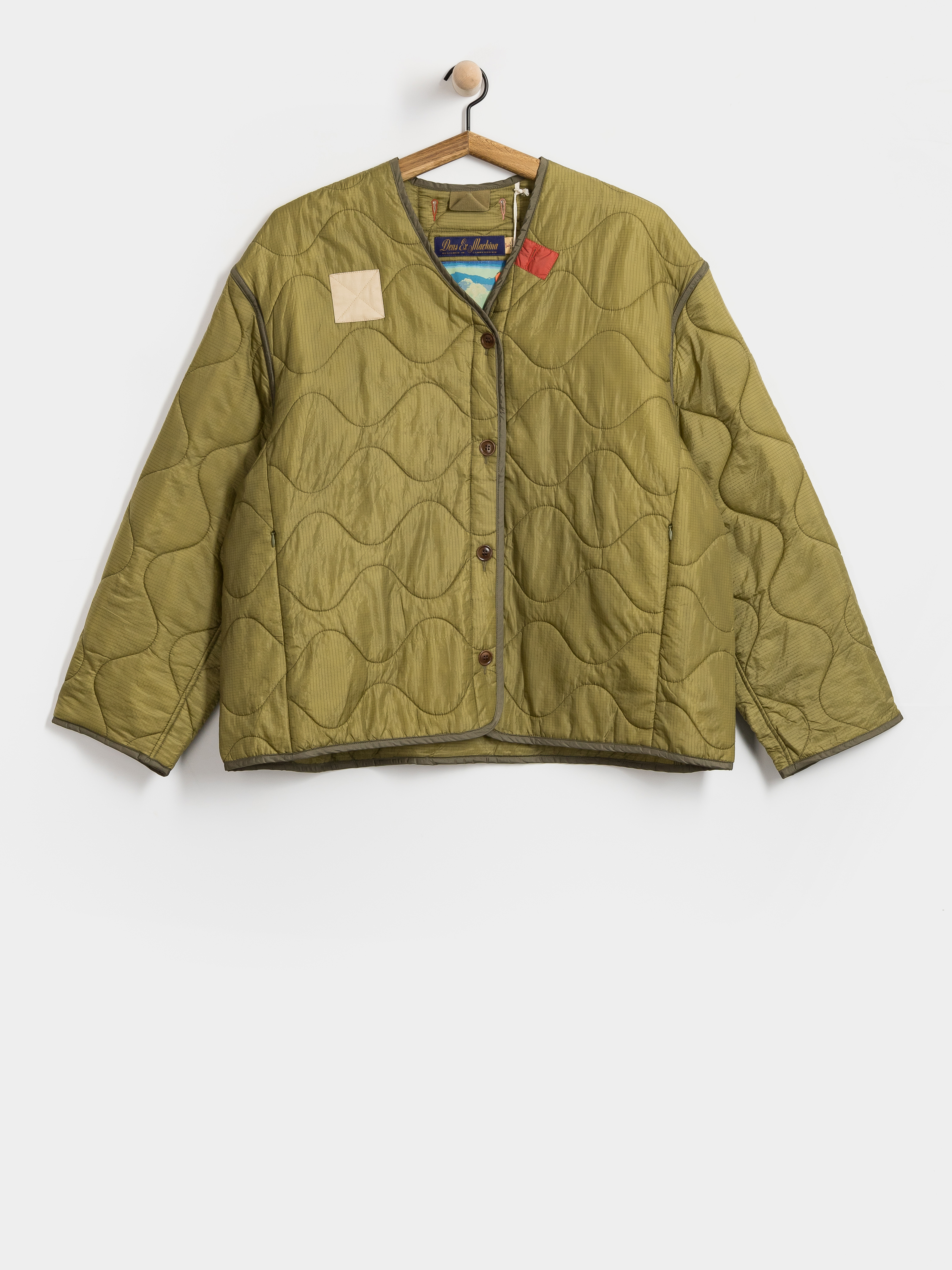 Geacă Deus Ex Machina First Flower Liner (olive green)