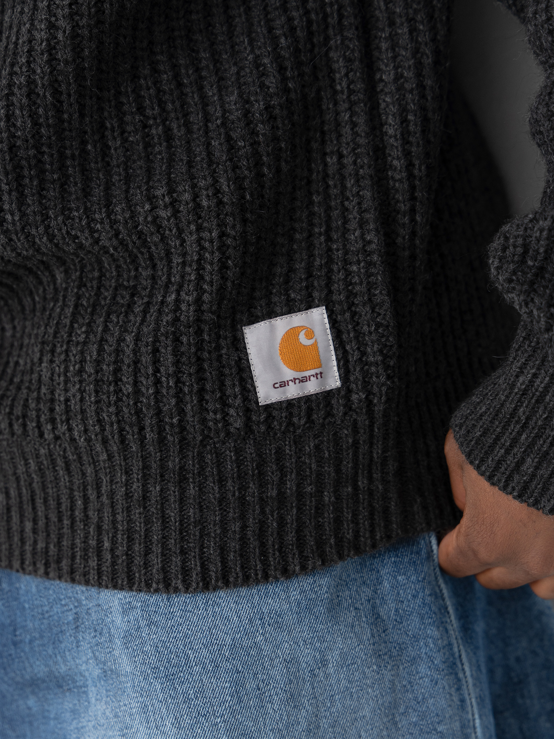 Pulover Carhartt WIP Firth (soot)