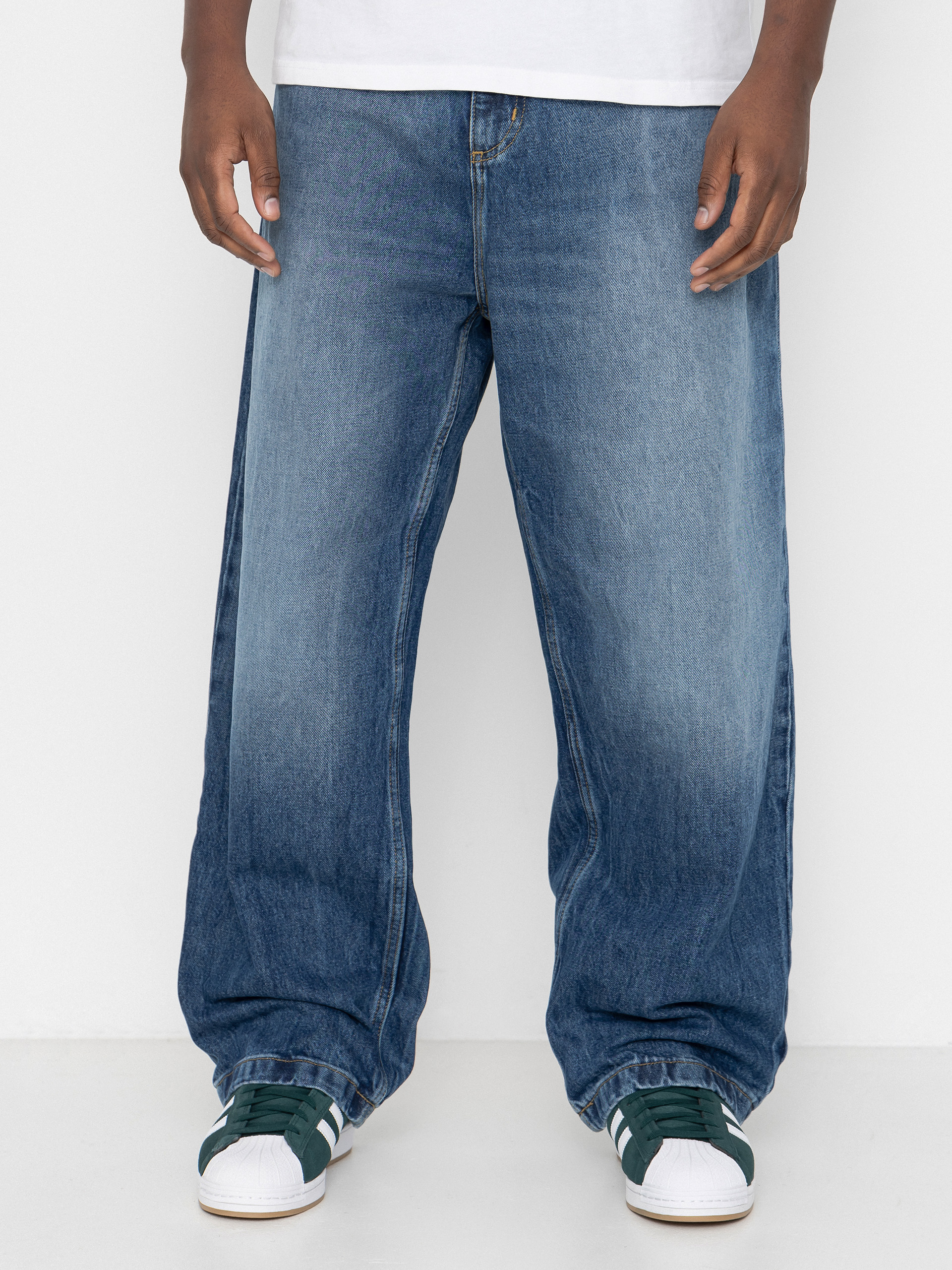 Pantaloni Carhartt WIP Brandon (blue/marble used wash)