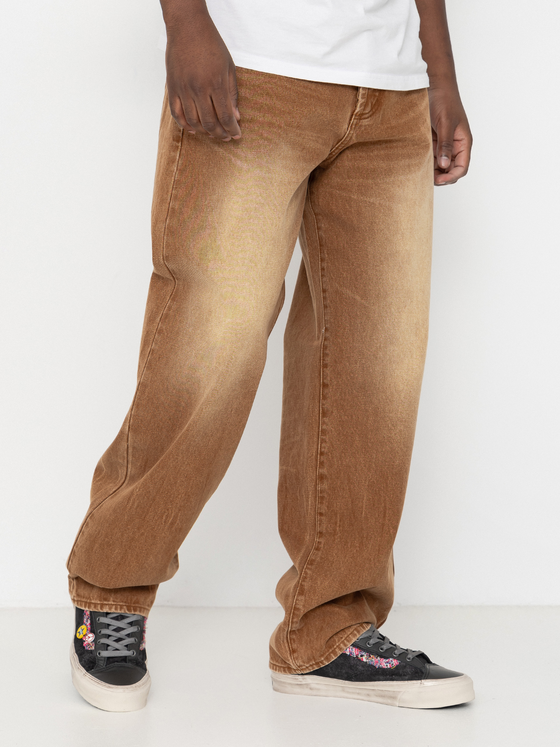 Pantaloni OBEY Boxcar Straight Denim (archive brown)