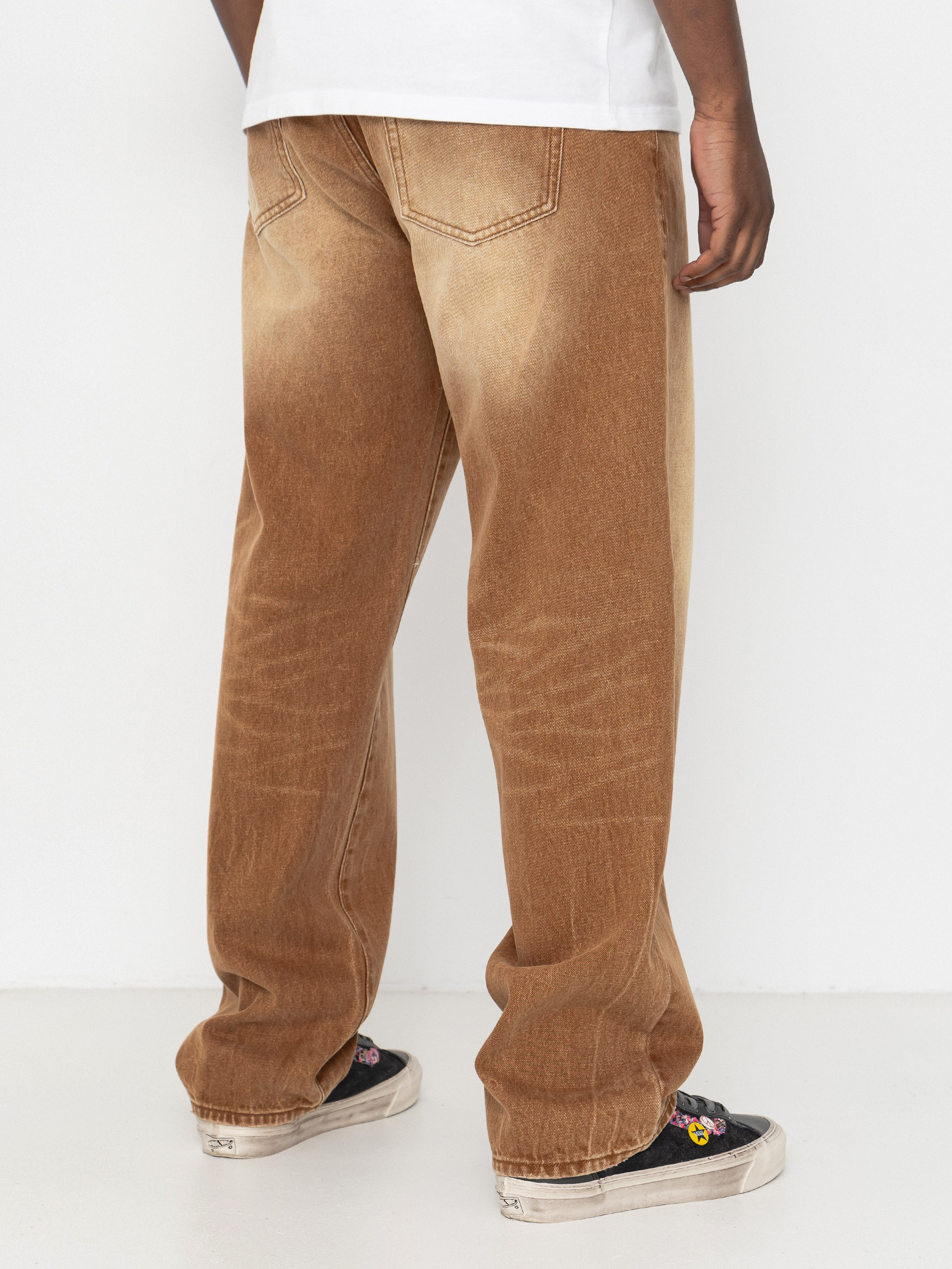 Pantaloni OBEY Boxcar Straight Denim (archive brown)