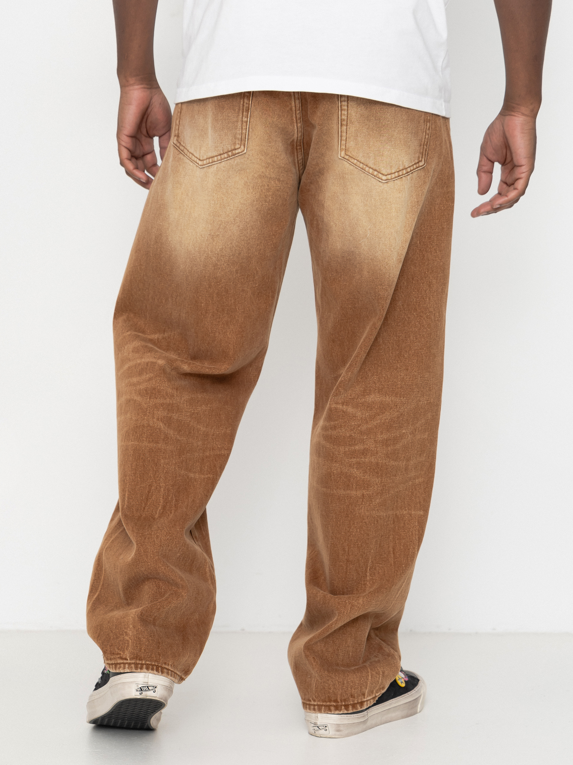 Pantaloni OBEY Boxcar Straight Denim (archive brown)