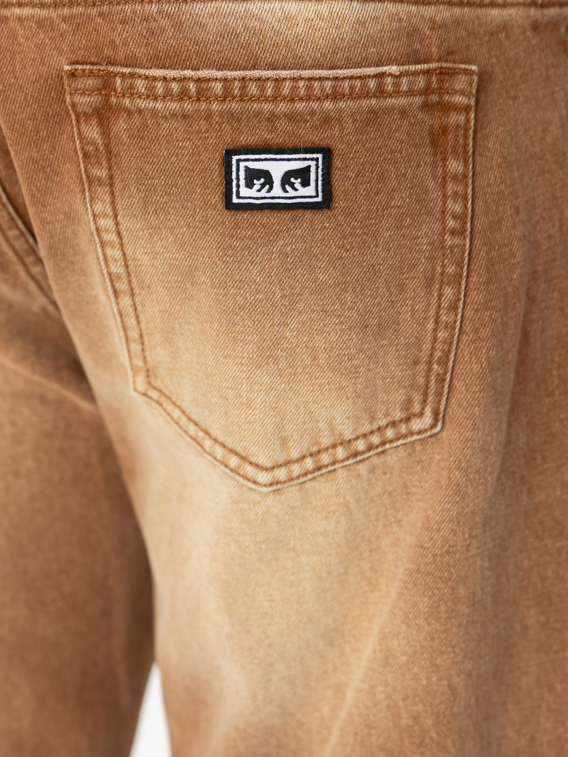 Pantaloni OBEY Boxcar Straight Denim (archive brown)