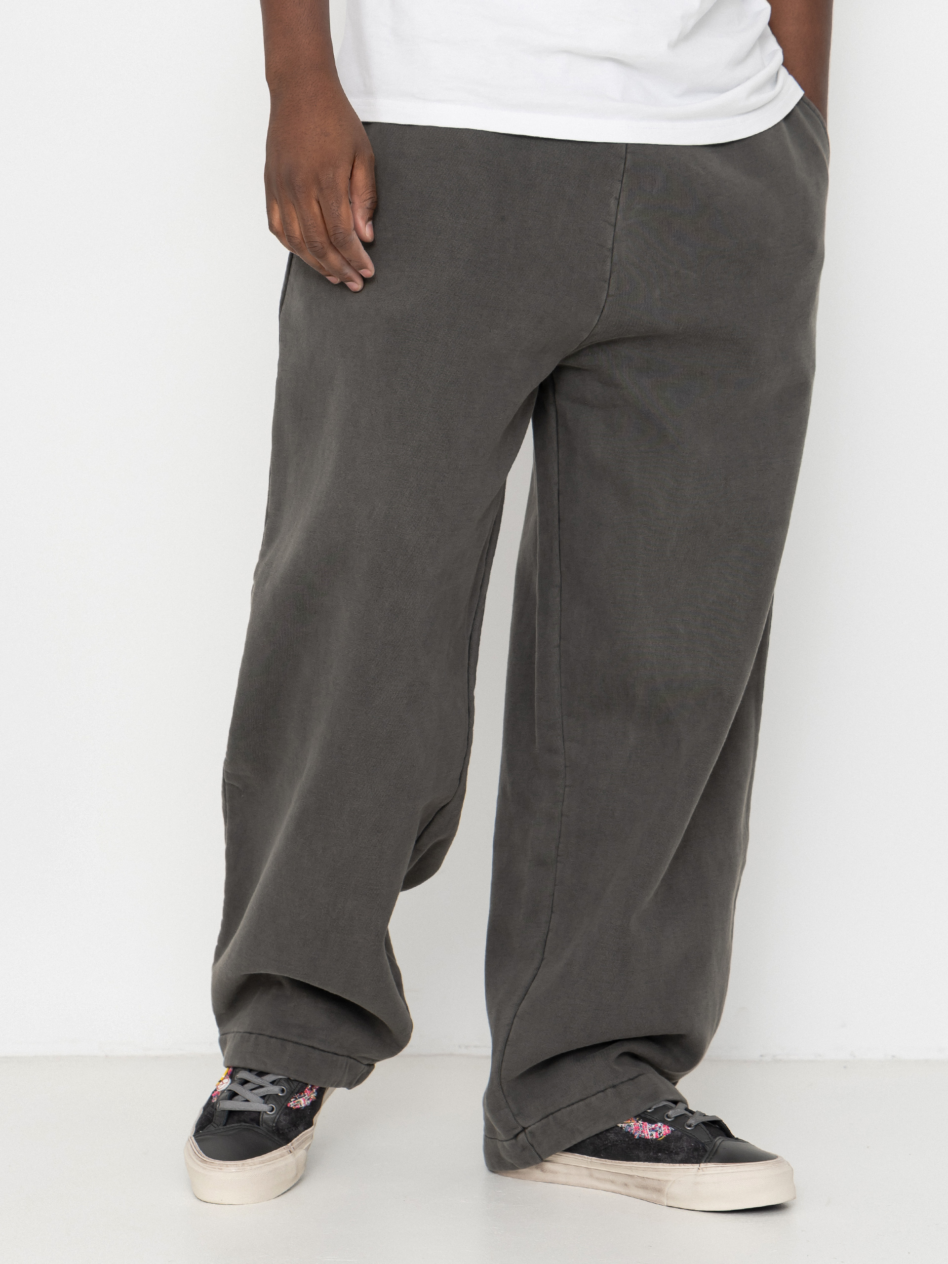 Pantaloni OBEY Lowercase Pigment Straight (pigment digital black)