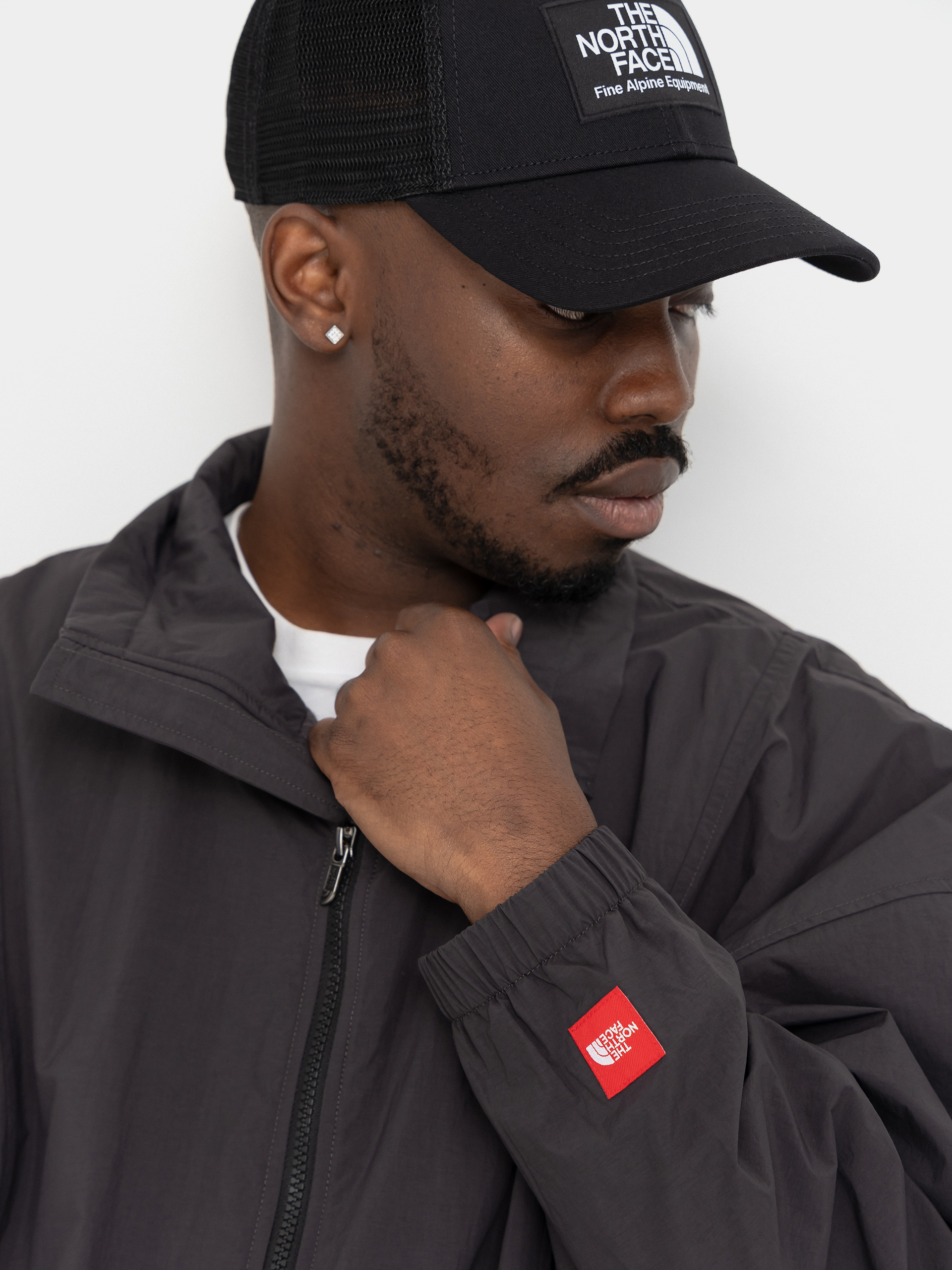Geacă The North Face Red Box Nylon Fleece Lined (obsidian)