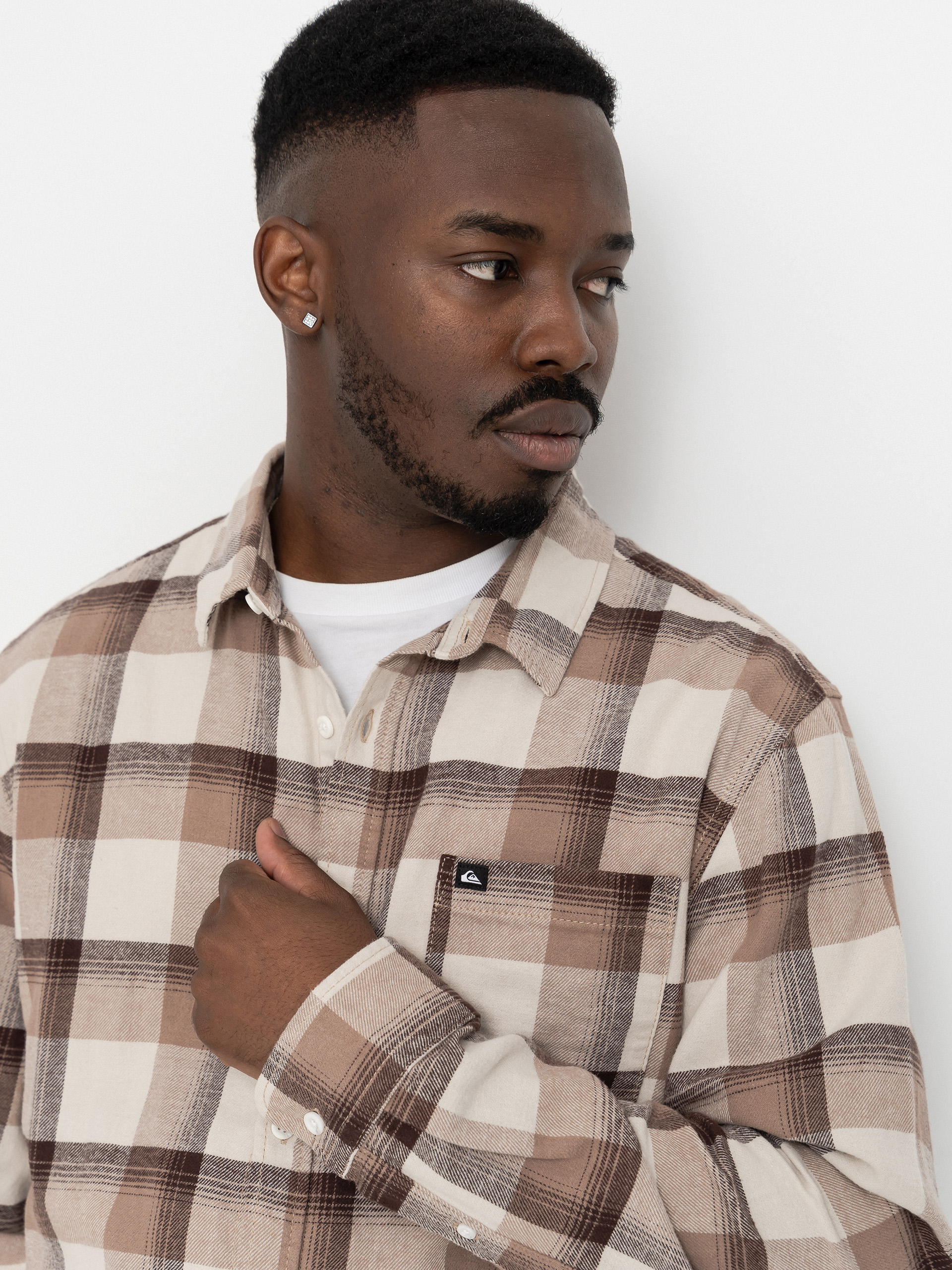 Cămașă Quiksilver Motherfly Plaid (pine bark motherfly)