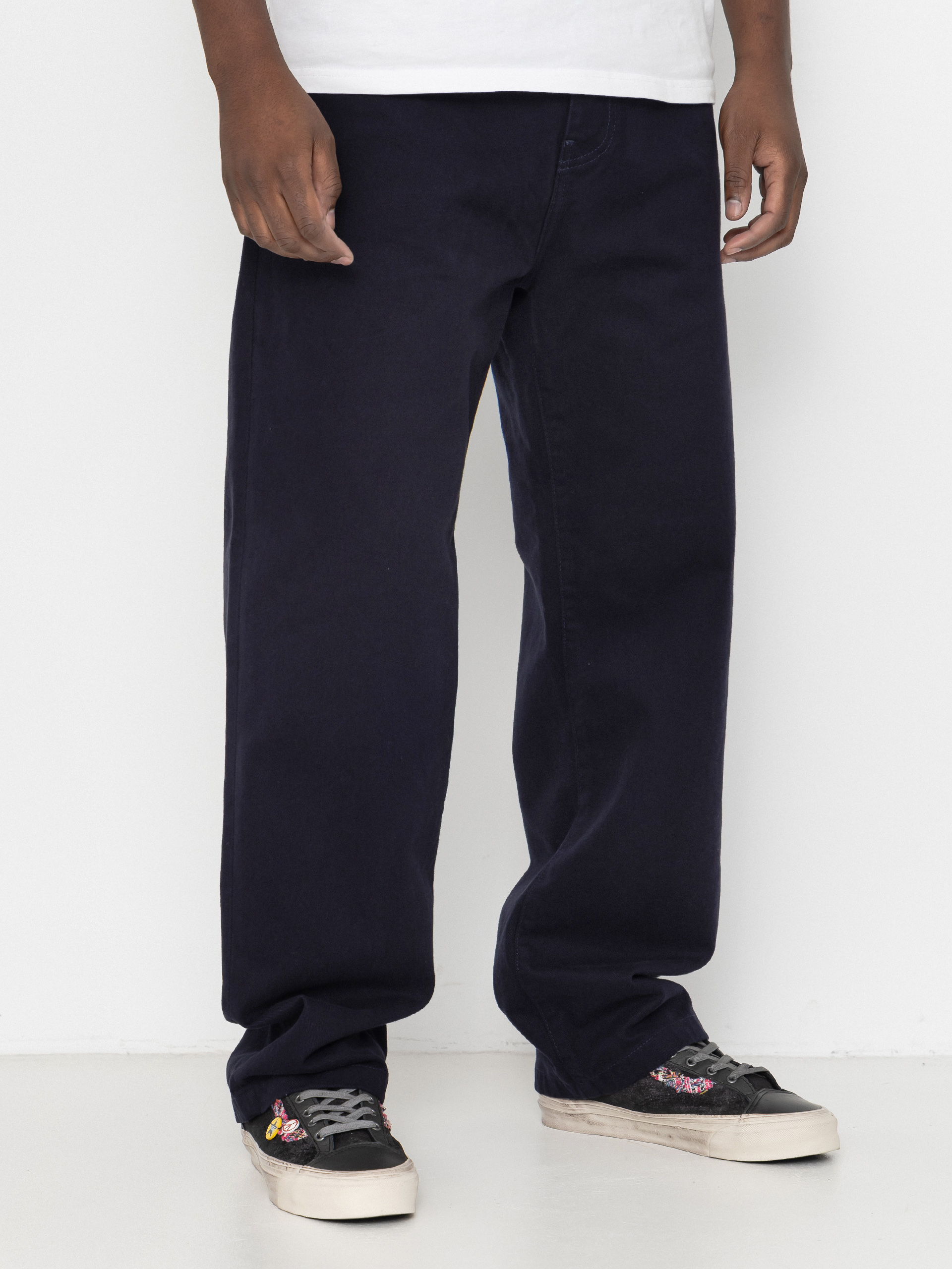 Pantaloni Carhartt WIP Landon (dark navy/rinsed)