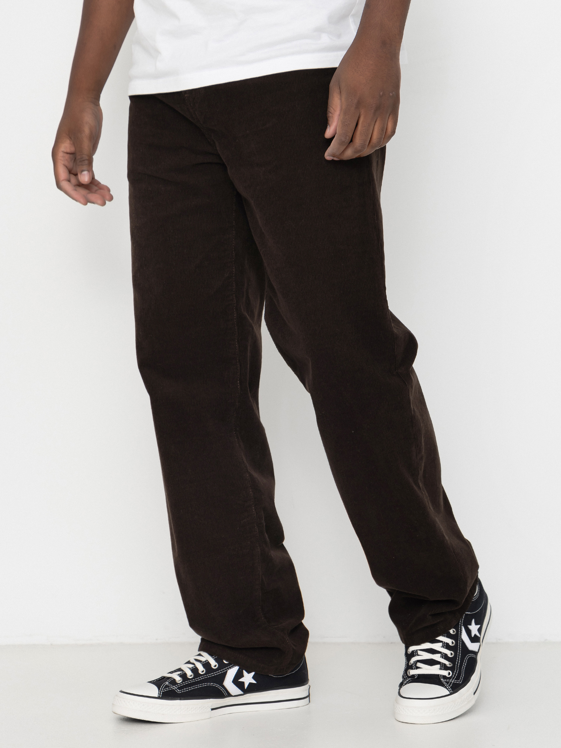 Pantaloni Carhartt WIP Aaron (tobacco/rinsed)