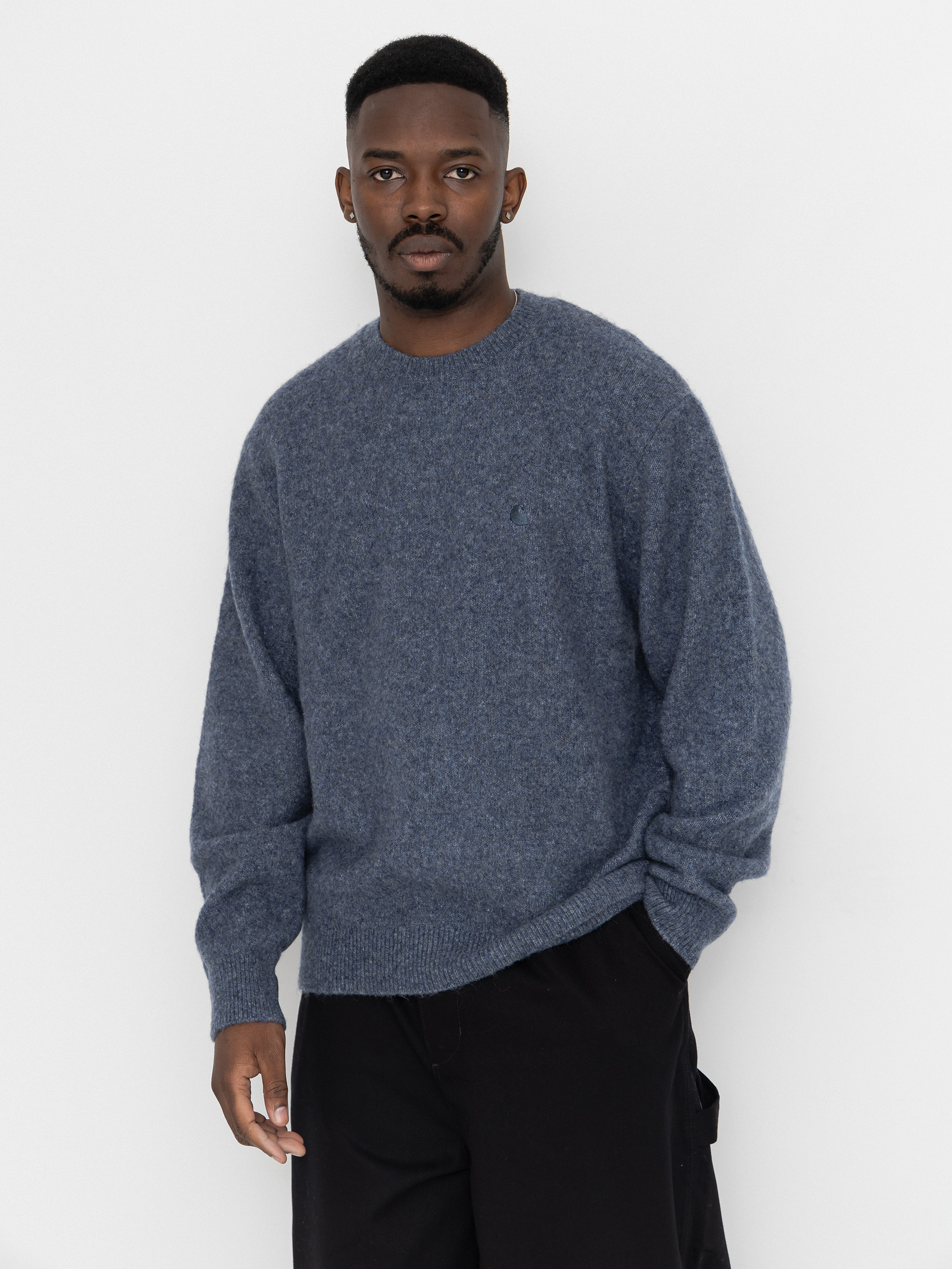 Pulover Carhartt WIP Curtis (tangled shady blue)