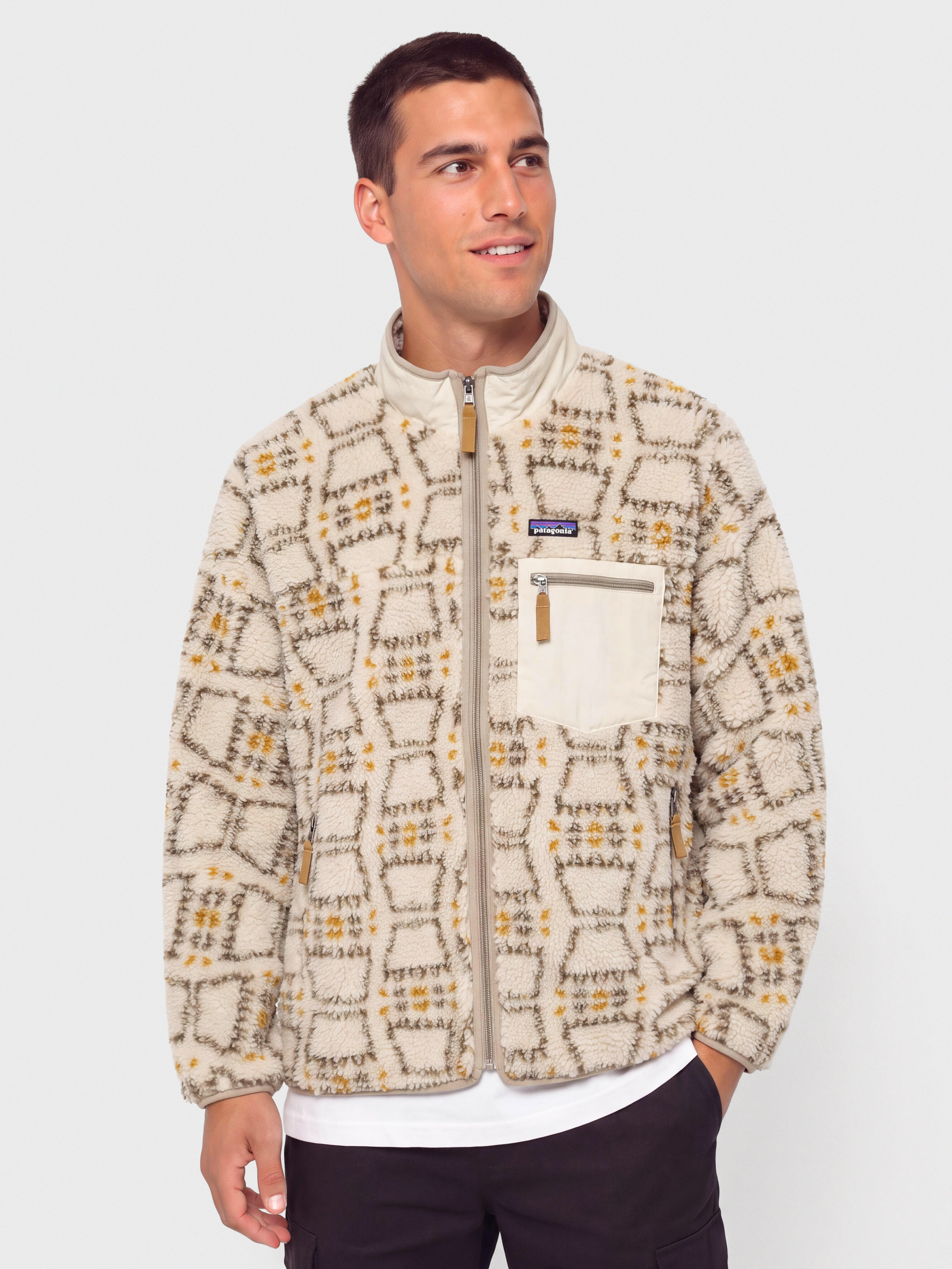Geacă Patagonia Classic Retro X (snowshoe hare natural)