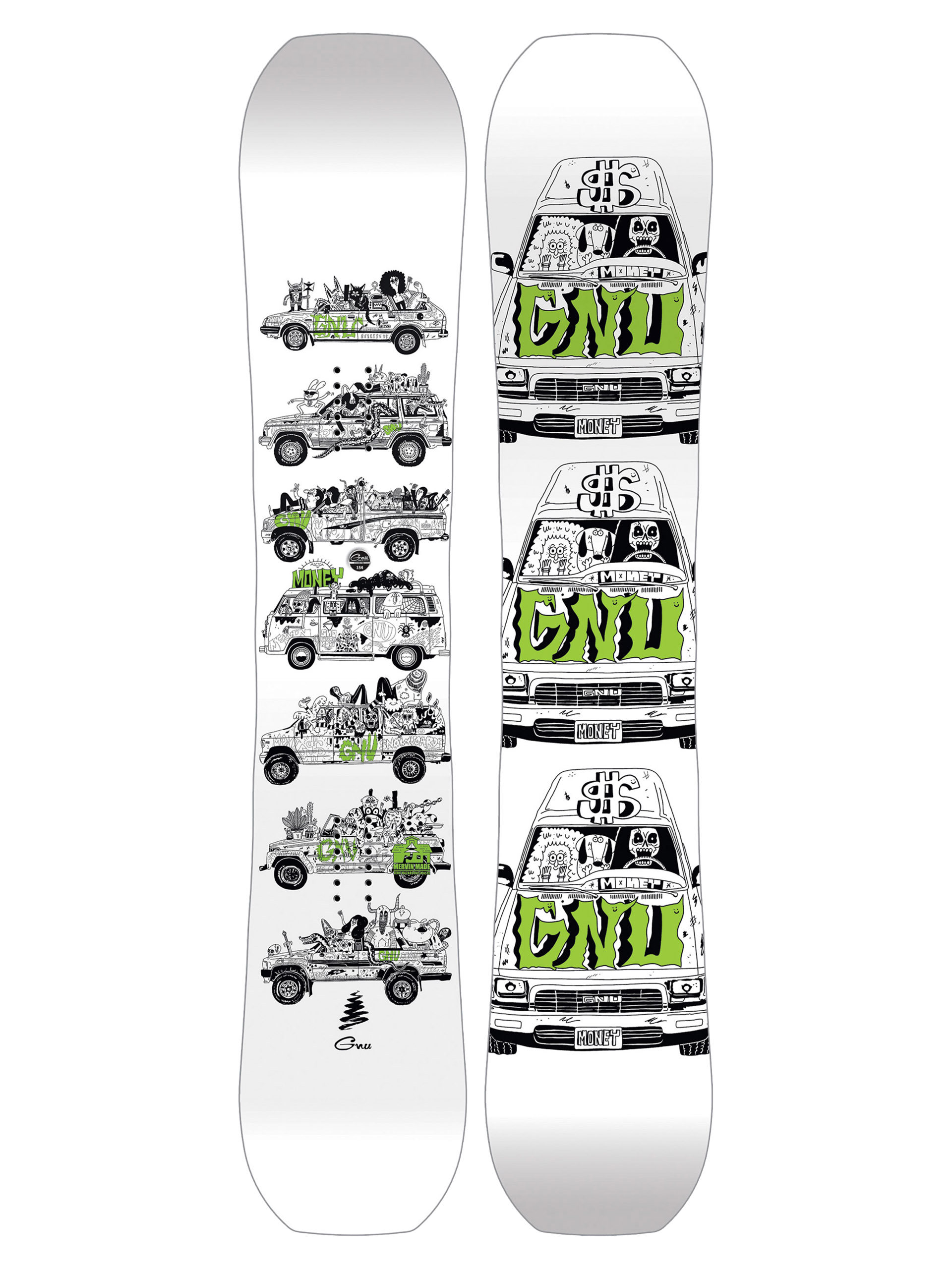 Pentru bărbați Snowboard Gnu Money