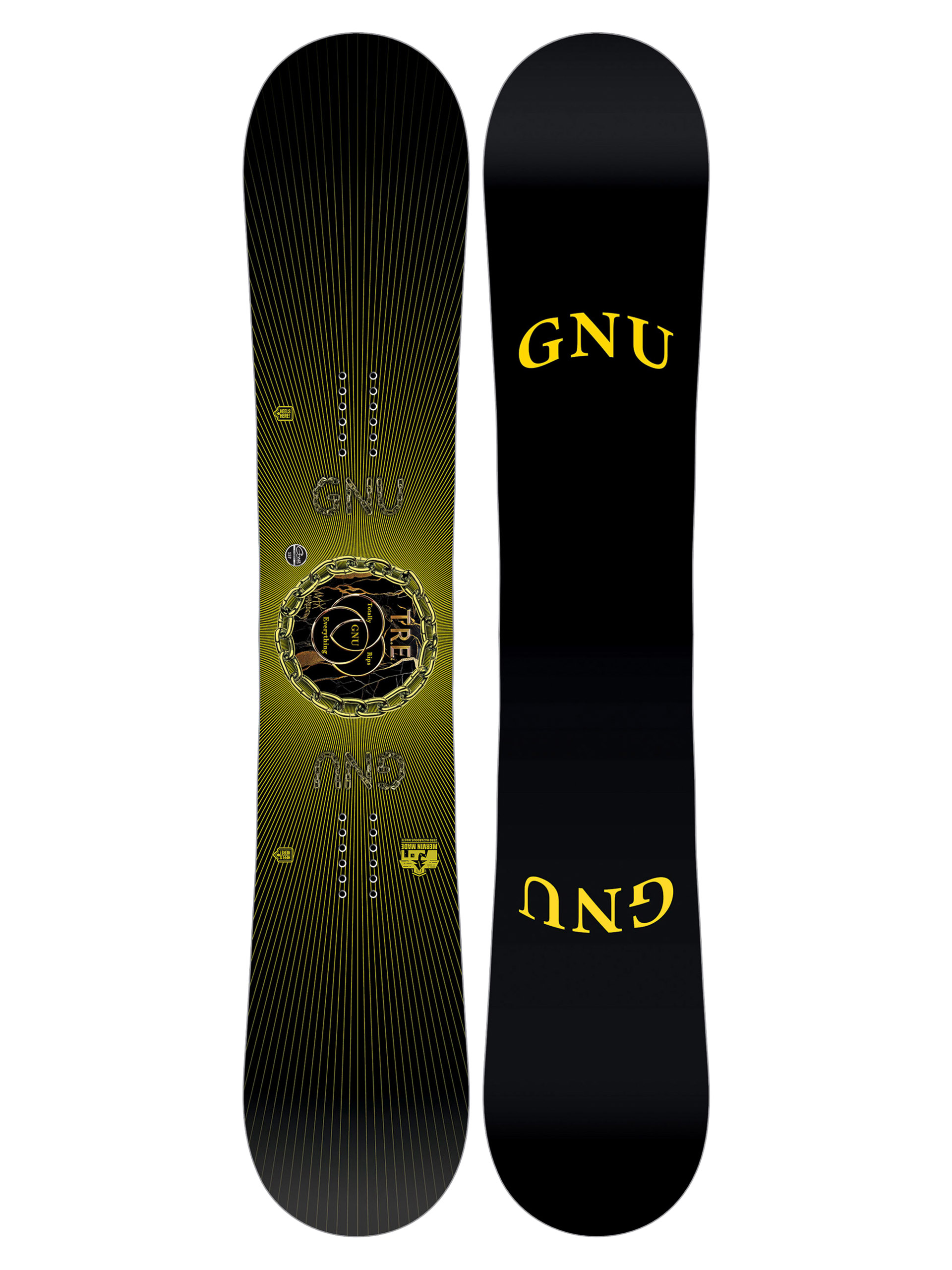 Pentru bărbați Snowboard Gnu Tre