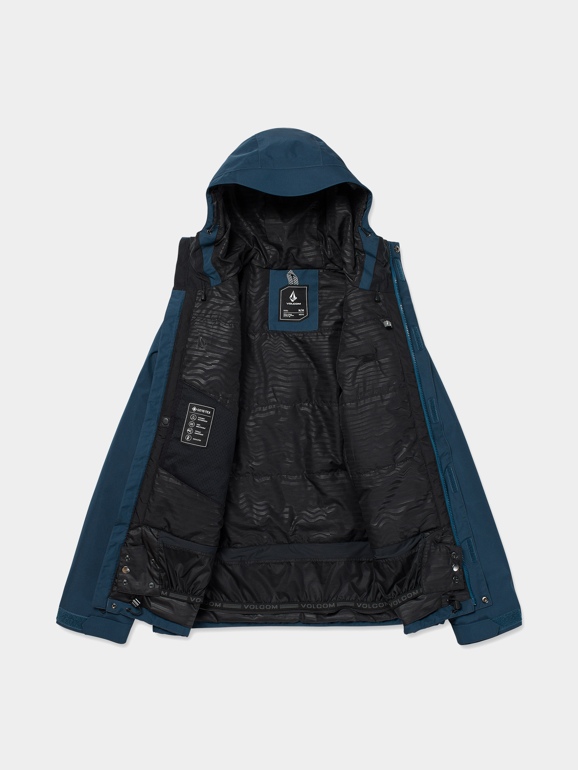Pentru bărbați Geacă de snowboard Volcom Dua Ins Gore Tex (blue)