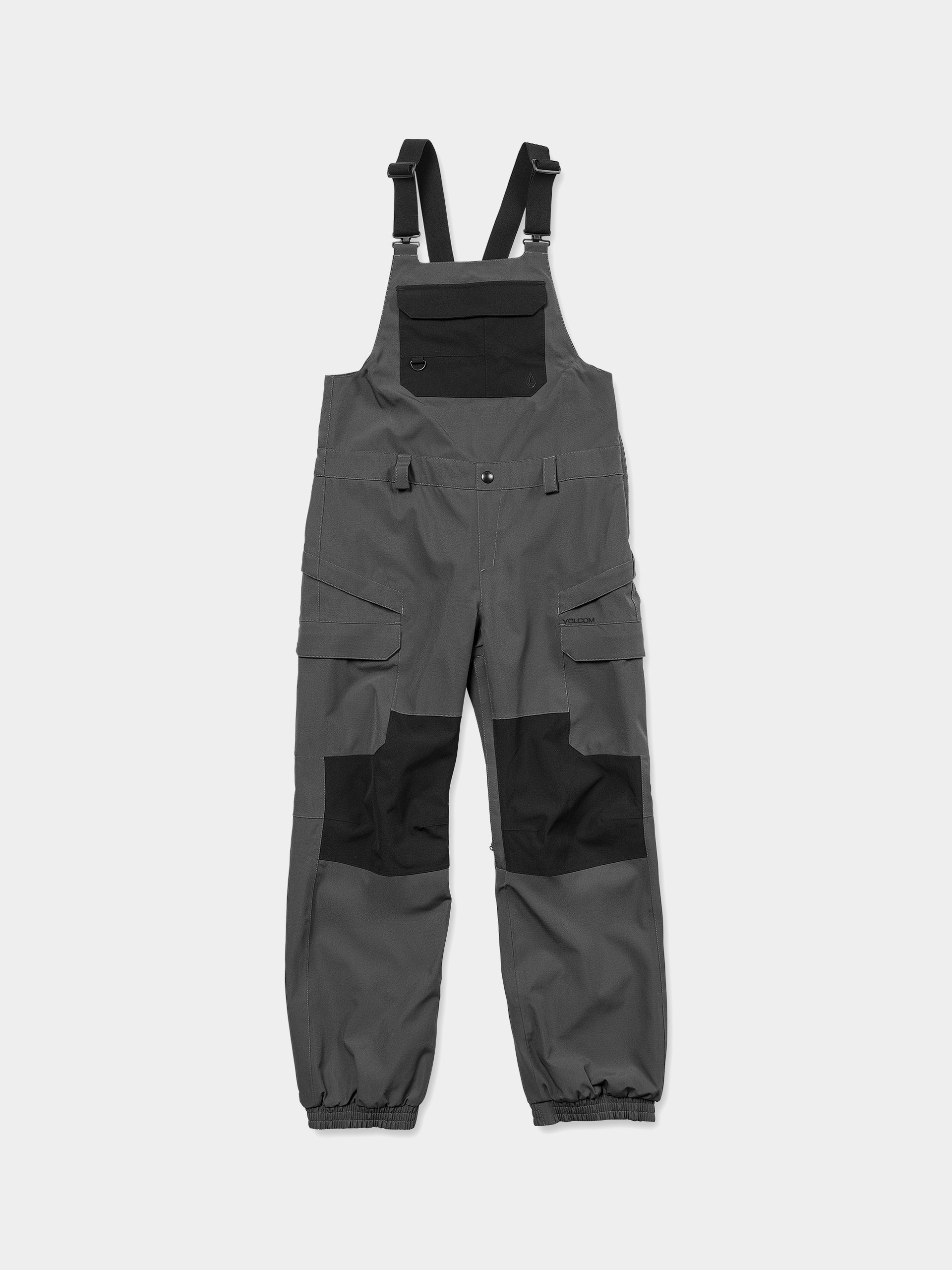 Pentru femei Pantaloni pentru snowboard Volcom Creston 3D Stretch Bib (dark grey)