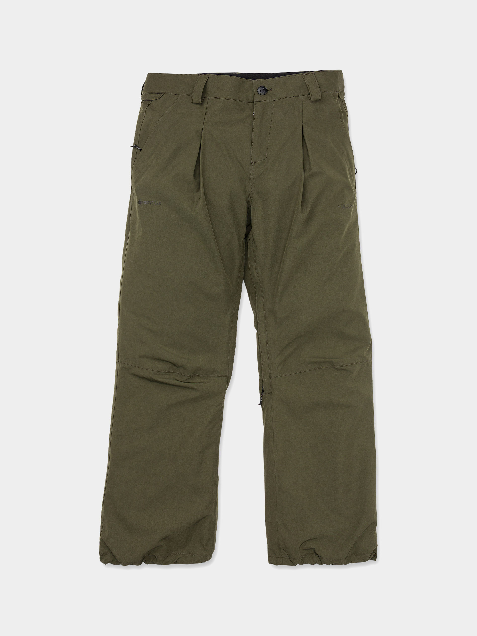 Pantaloni pentru snowboard Volcom Yourfav Baggy Gore Wmn (dark green)