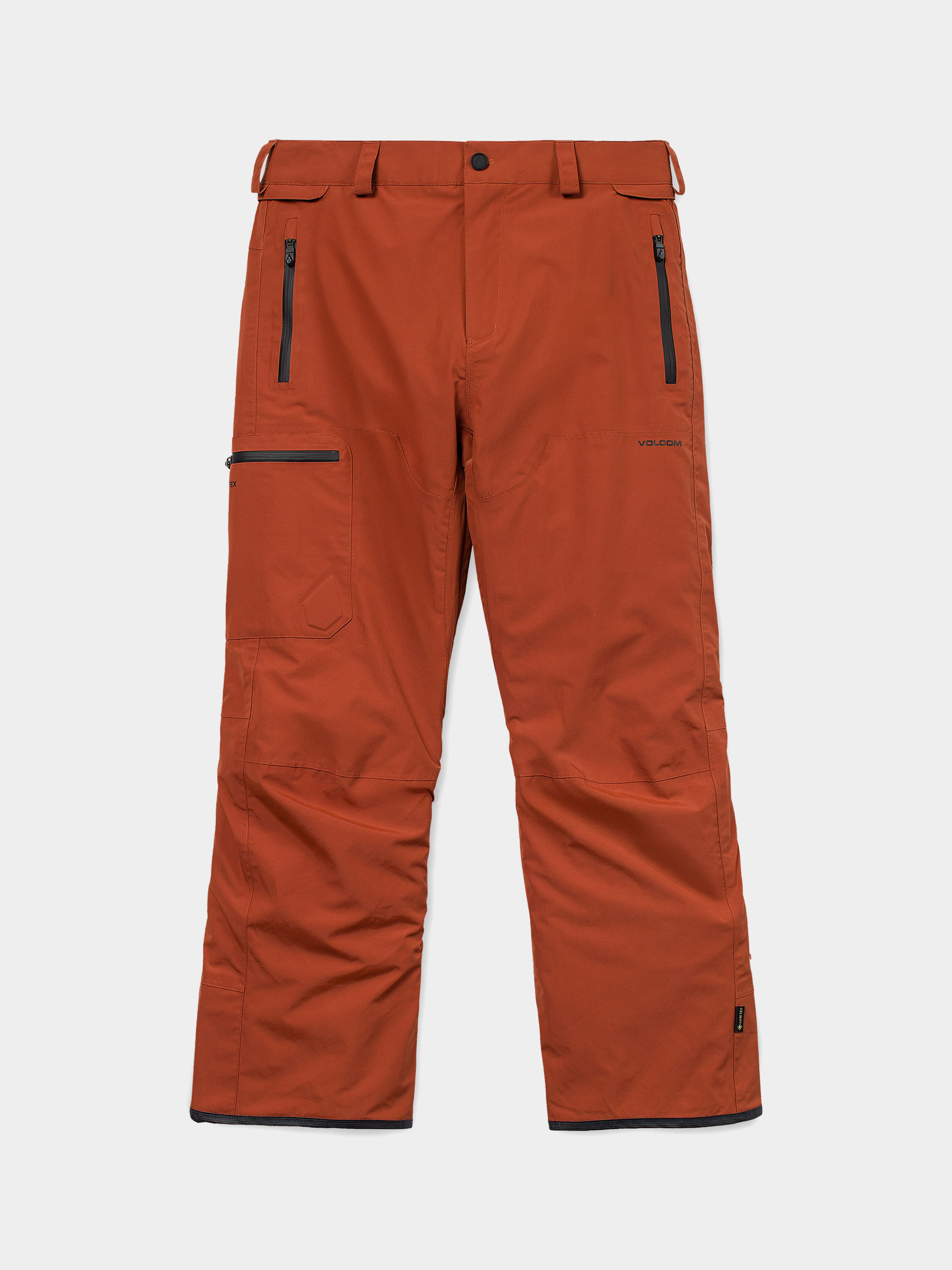 Pentru bărbați Pantaloni pentru snowboard Volcom L Gore Tex (burnt orange)