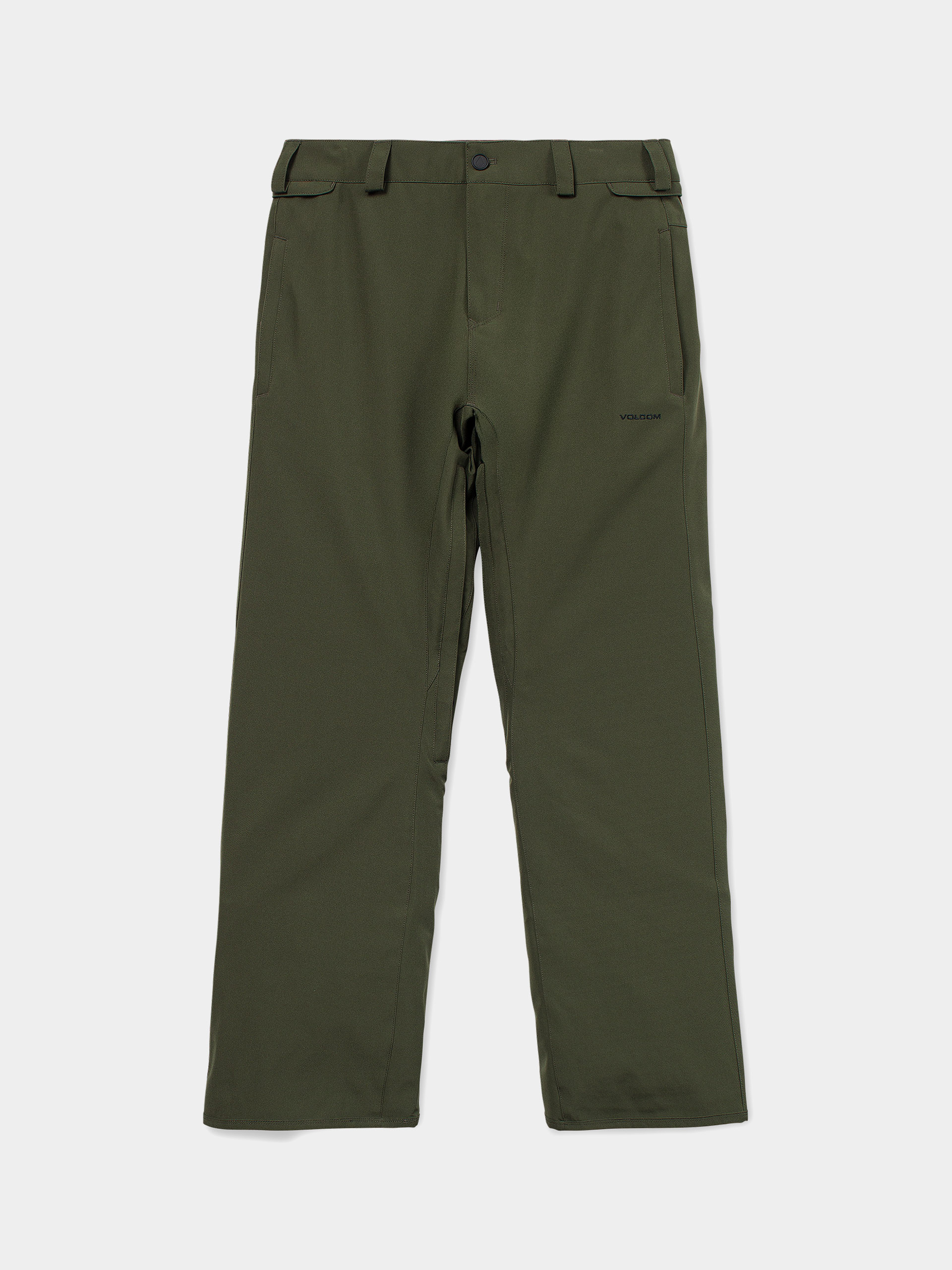 Pentru bărbați Pantaloni pentru snowboard Volcom Freakin Snow Chino (dark green)