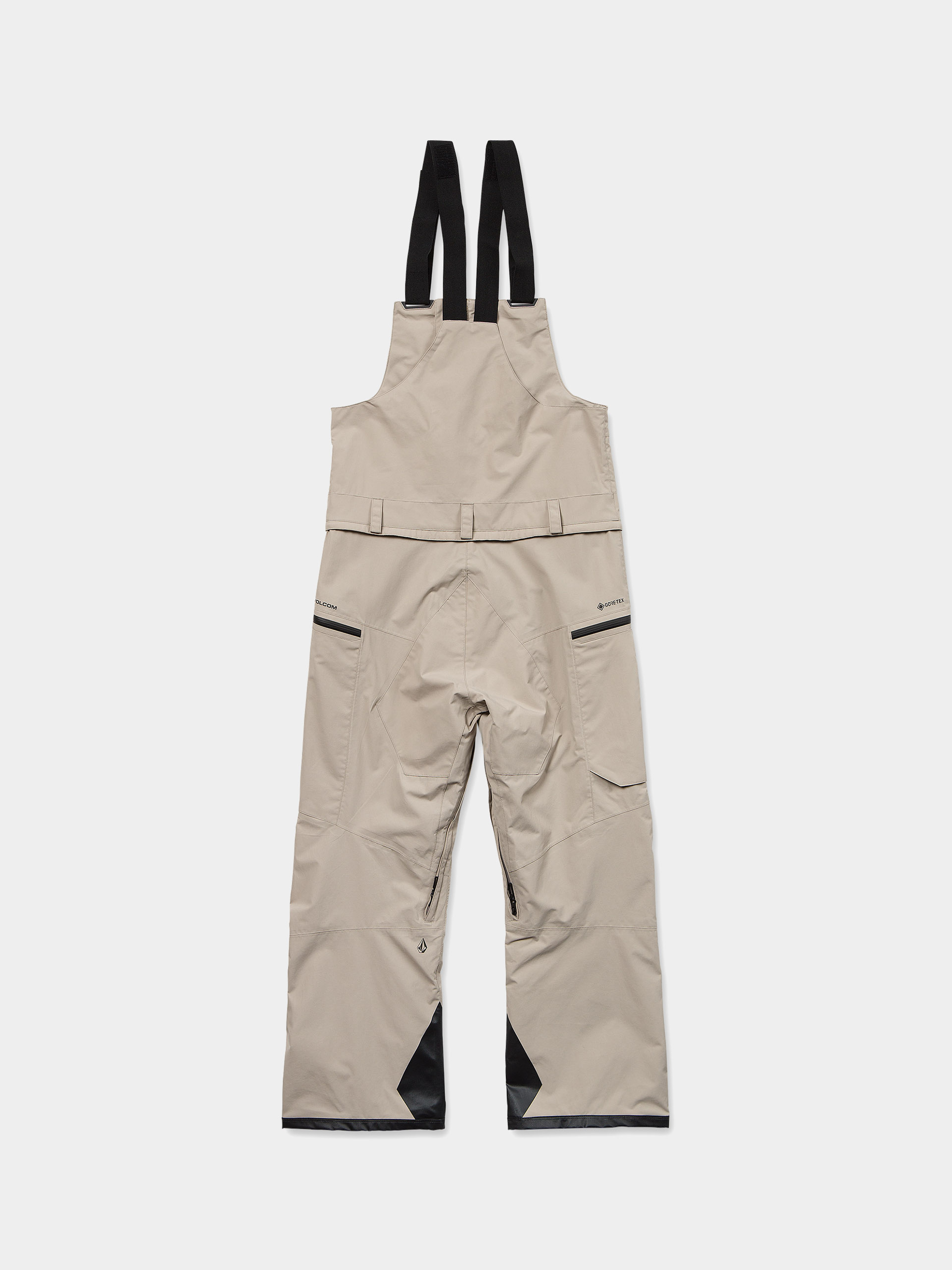 Pentru bărbați Pantaloni pentru snowboard Volcom Rain Gore Bib Overall (khaki)