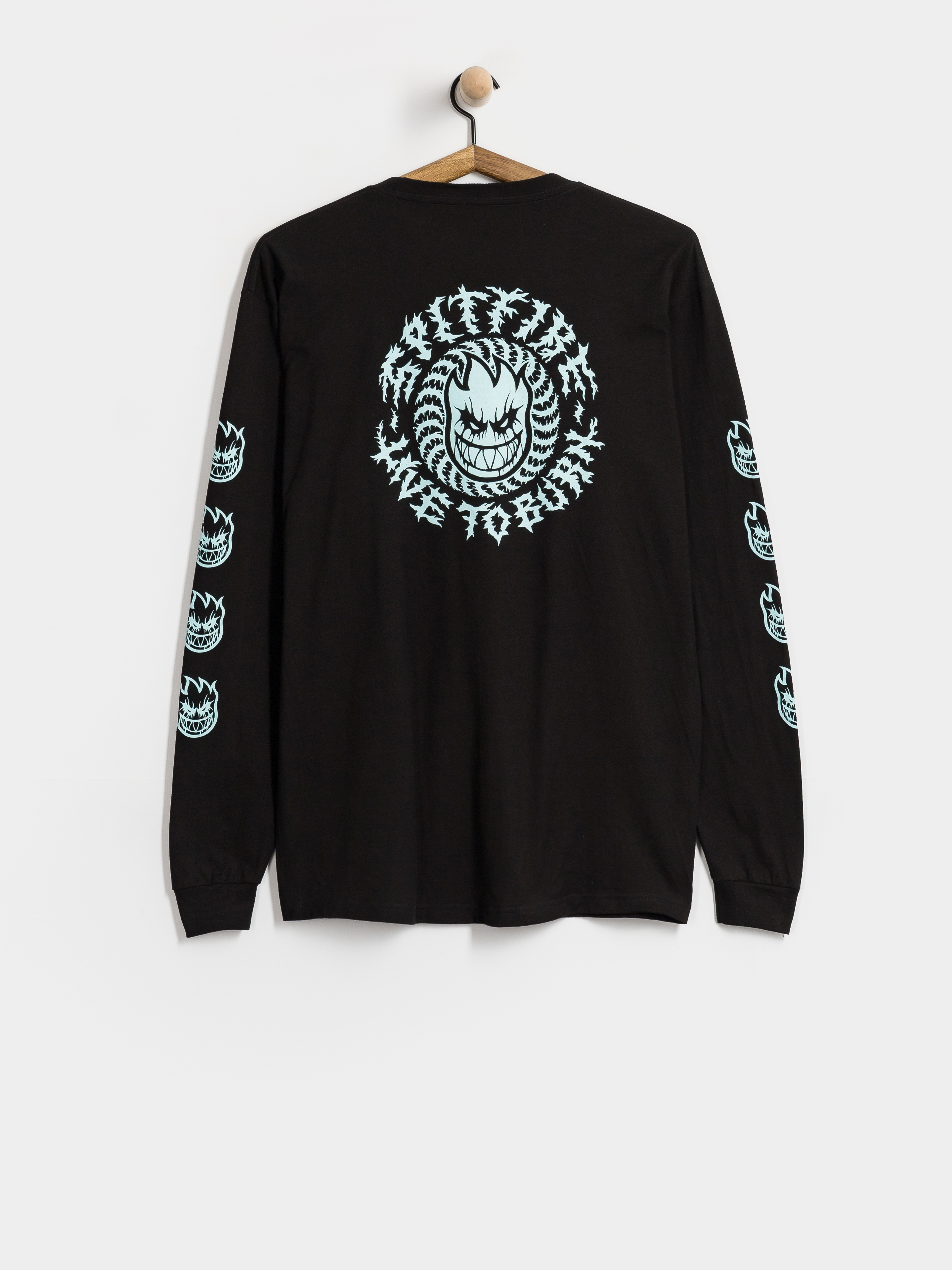 Longsleeve Spitfire Deathmask Classic Sleeve Glow