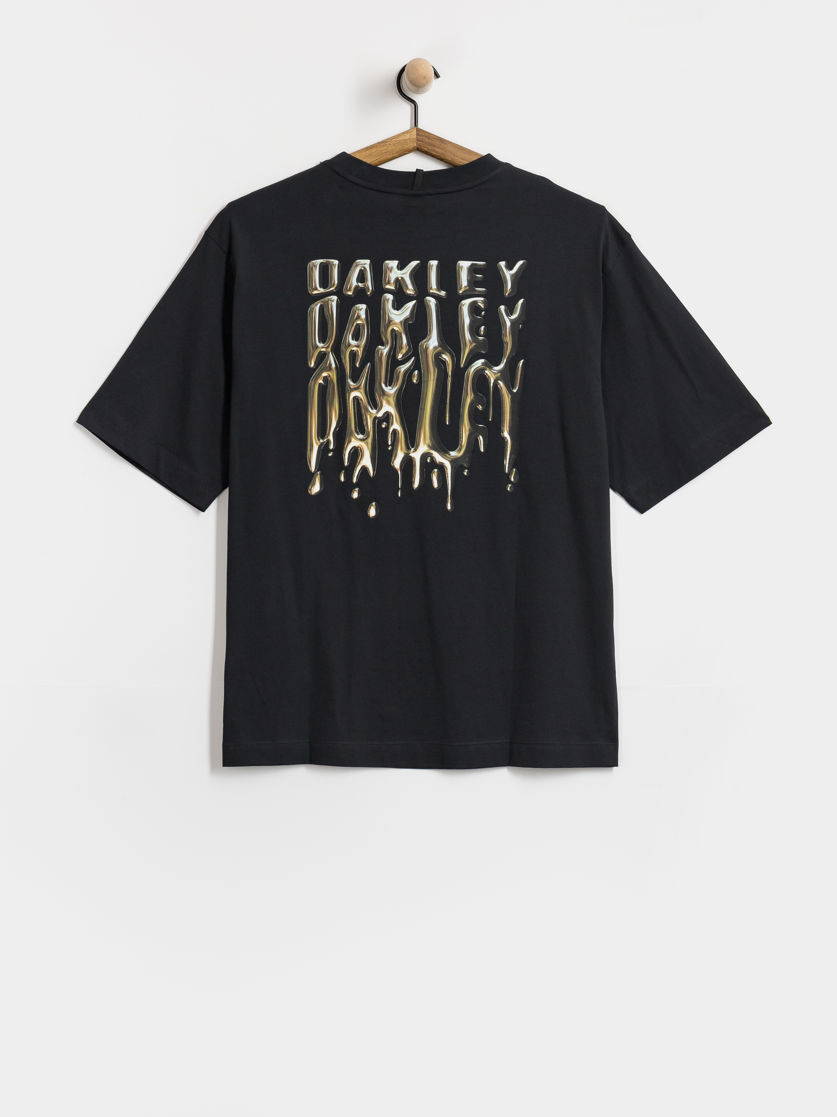 Tricou Oakley Stacked Metal (blackout)