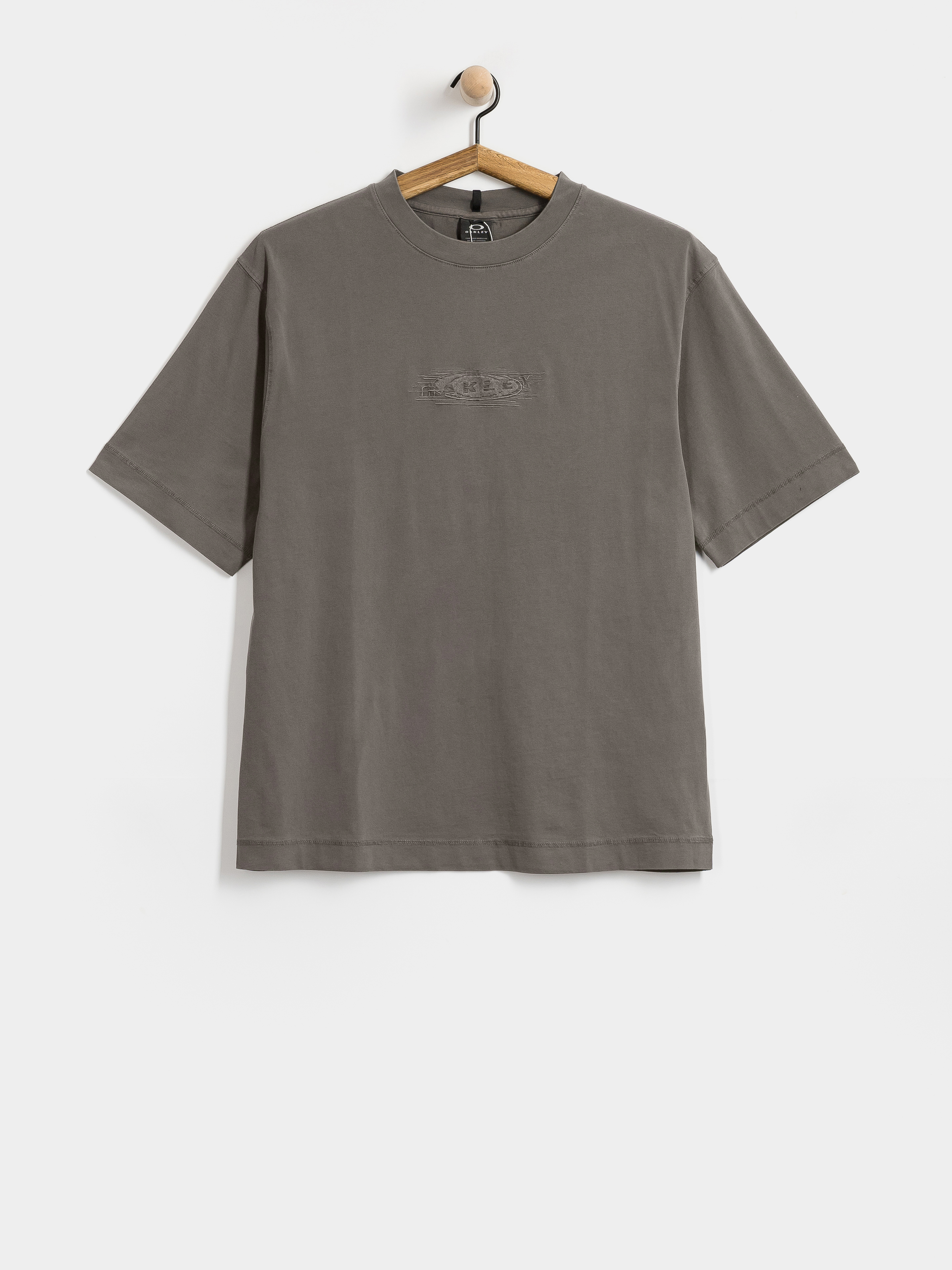 Tricou Oakley Echo Mod Embroidered (granite gray)